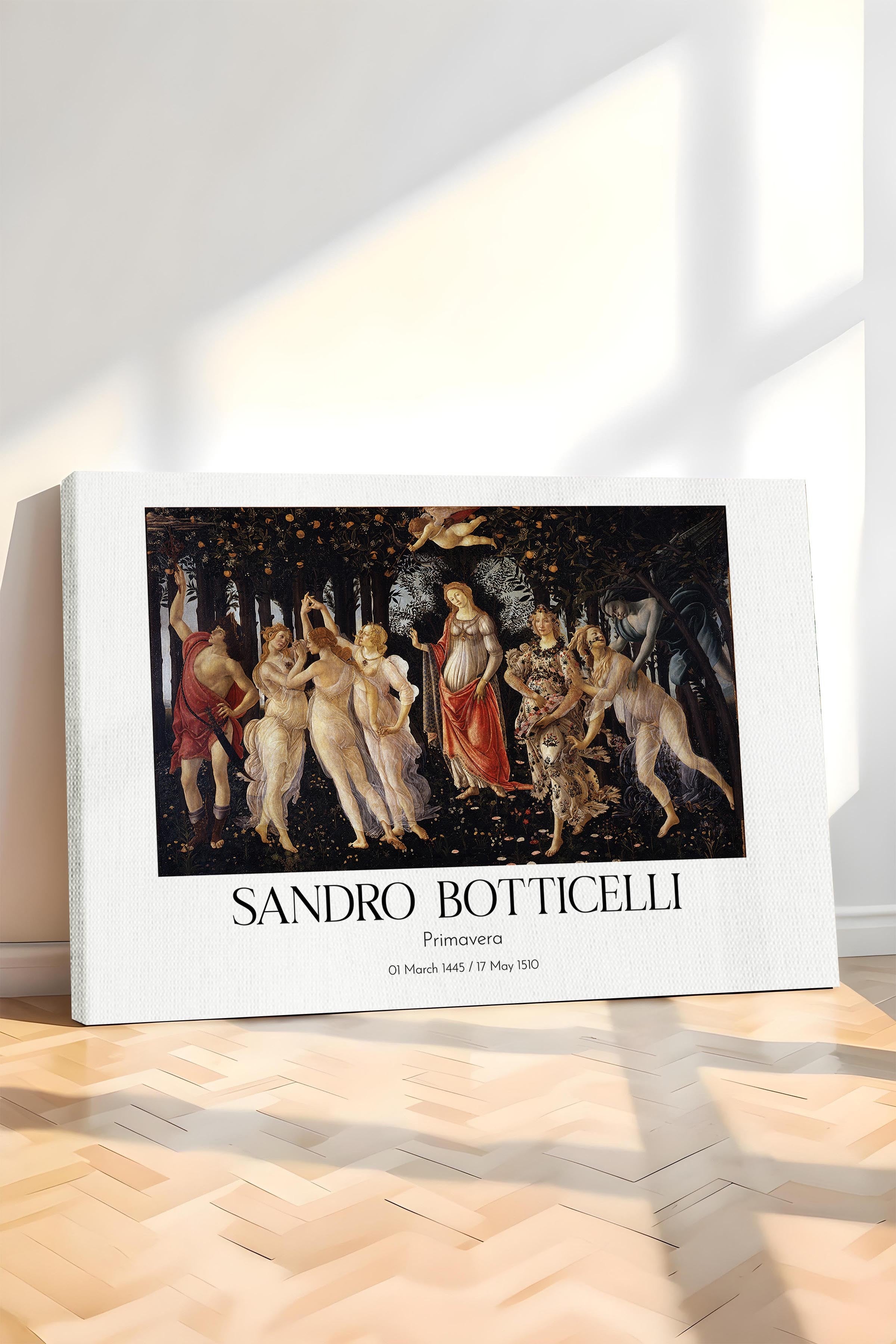 Sandro Botticelli - Primavera, Kanvas Tablo, Sanat Serisi NO:110770
