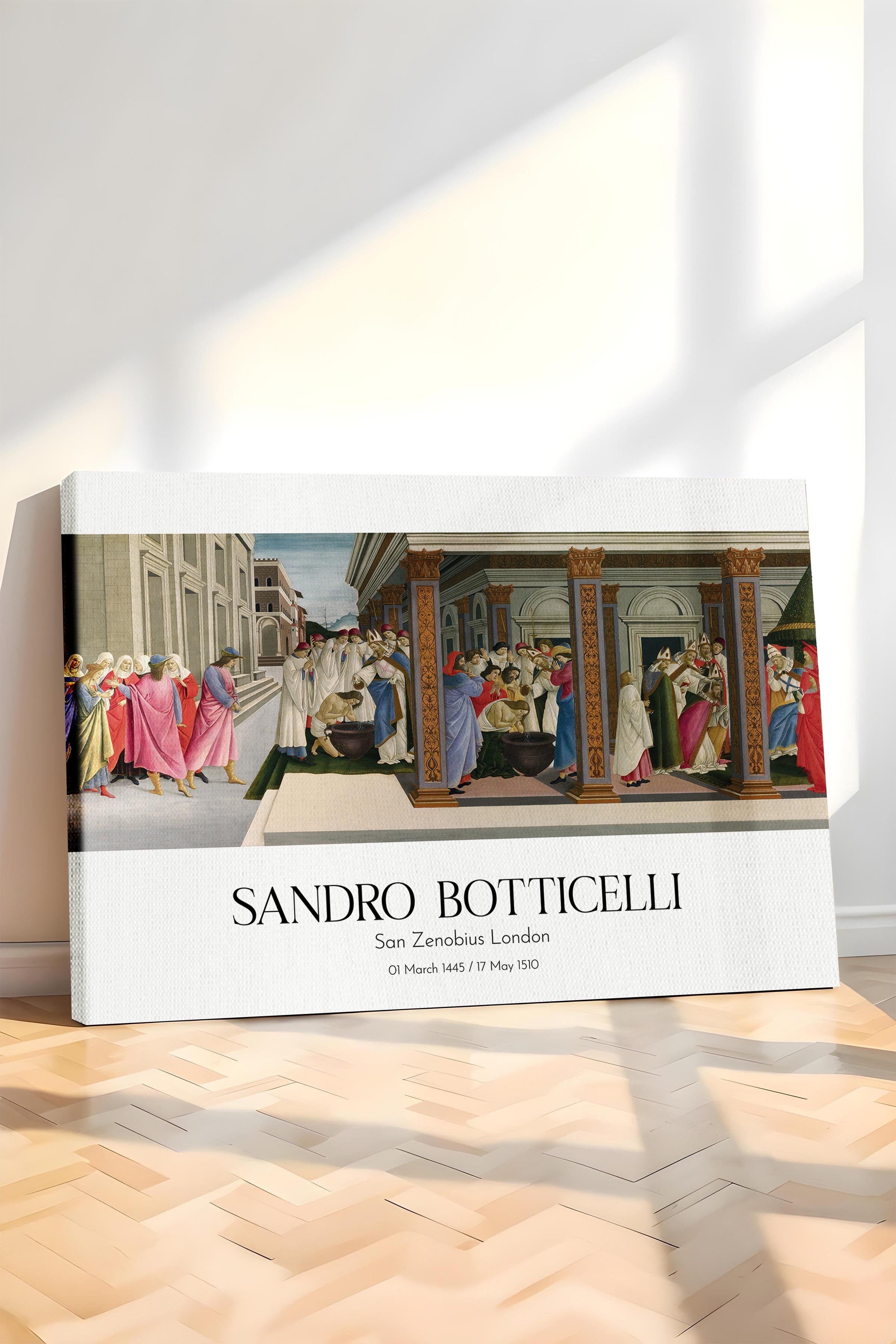 Sandro Botticelli - San Zenobius London, Kanvas Tablo, Sanat Serisi NO:110765