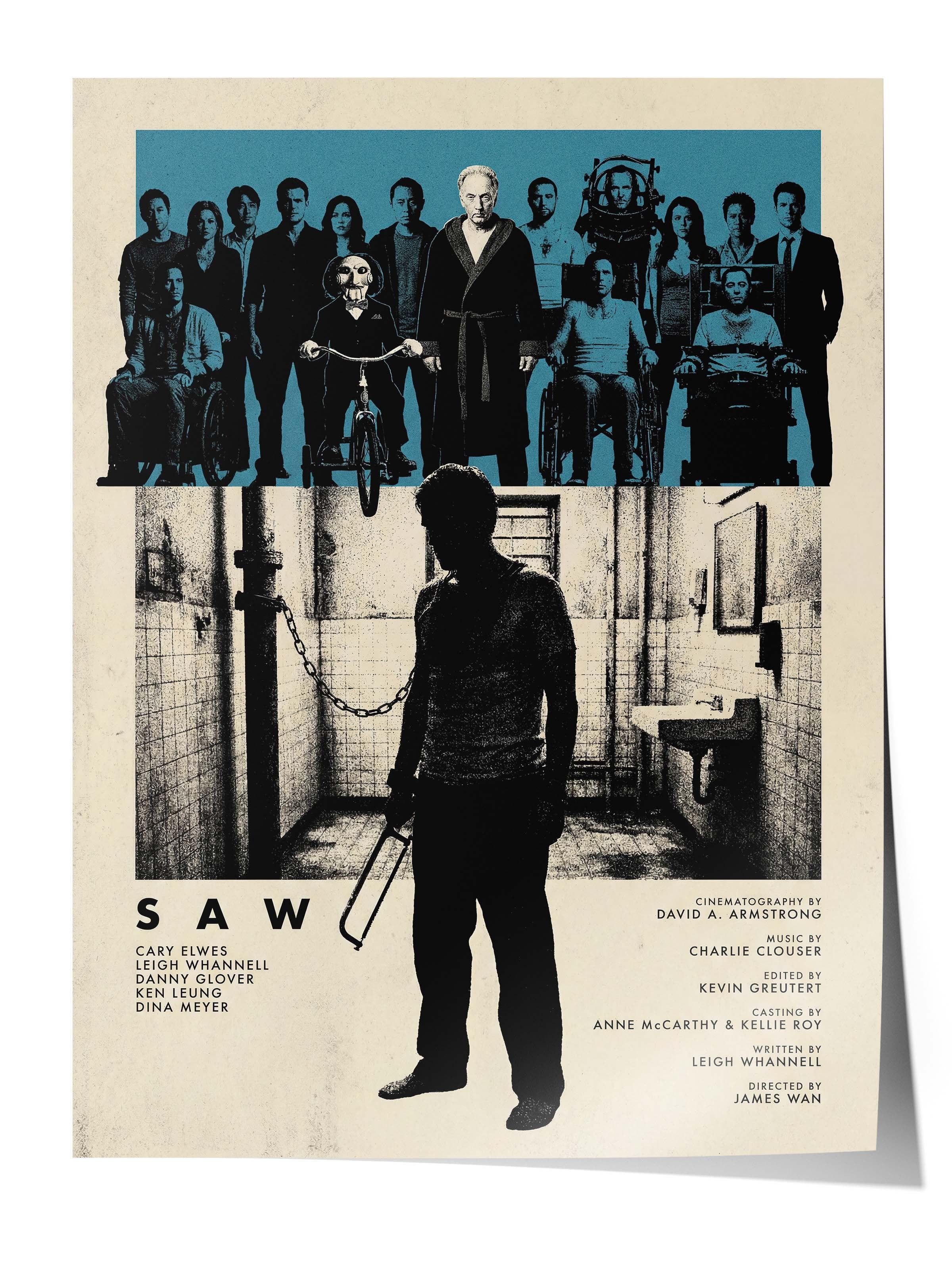 Saw Posteri, Sinema ve Dizi Tablo Posterleri, Film Dizi Afişleri NO:112824