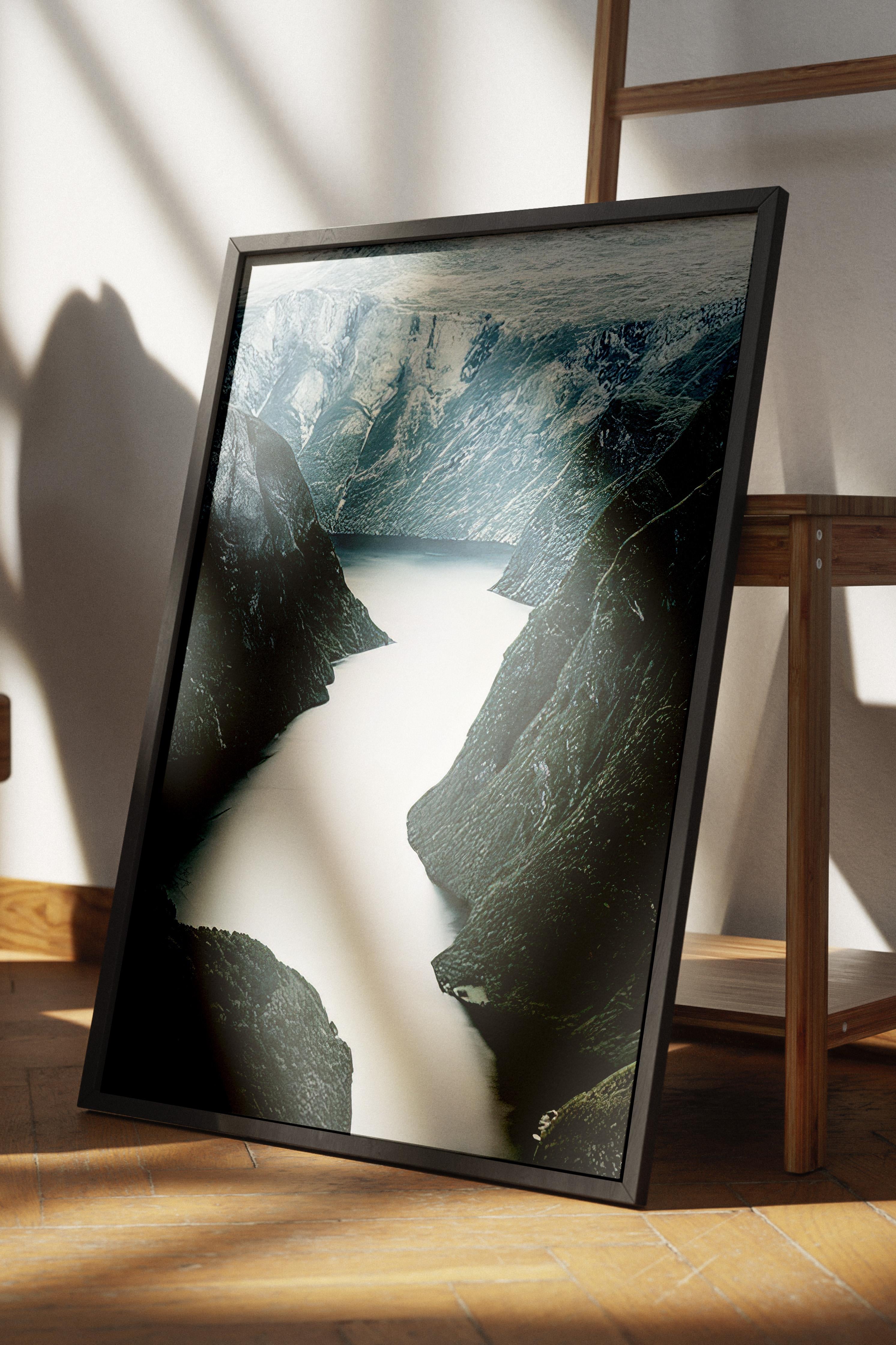 Scandinavian Nature Çerçeveli Tablo, Siyah Çerçeve ve Poster, Duvar Tablosu Comfort Serisi NO:108363
