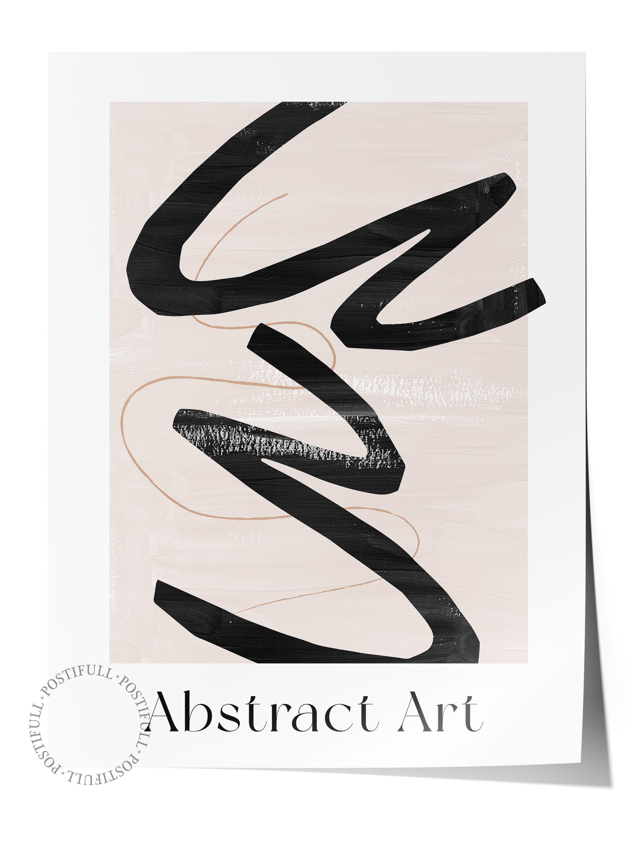 Siyah Beyaz Boho Duvar Dekoru, Çerçevesiz Poster, Çerçevesiz Duvar Tablosu - Fine Art Kağıt