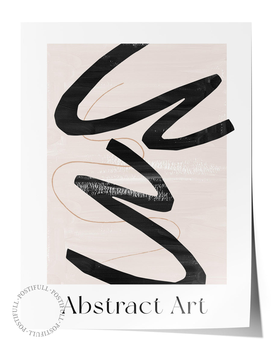 Siyah Beyaz Boho Duvar Dekoru, Çerçevesiz Poster, Çerçevesiz Duvar Tablosu - Fine Art Kağıt