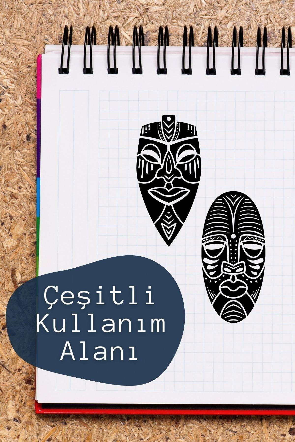 Siyah Beyaz Temalı Sticker Seti - 29 Adet Etiket Seti- Telefon, Tablet, Defter Laptop Uyumlu Etiket