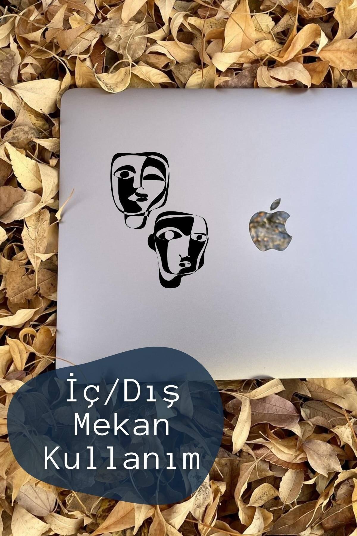 Siyah Beyaz Temalı Sticker Seti - 29 Adet Etiket Seti- Telefon, Tablet, Defter Laptop Uyumlu Etiket