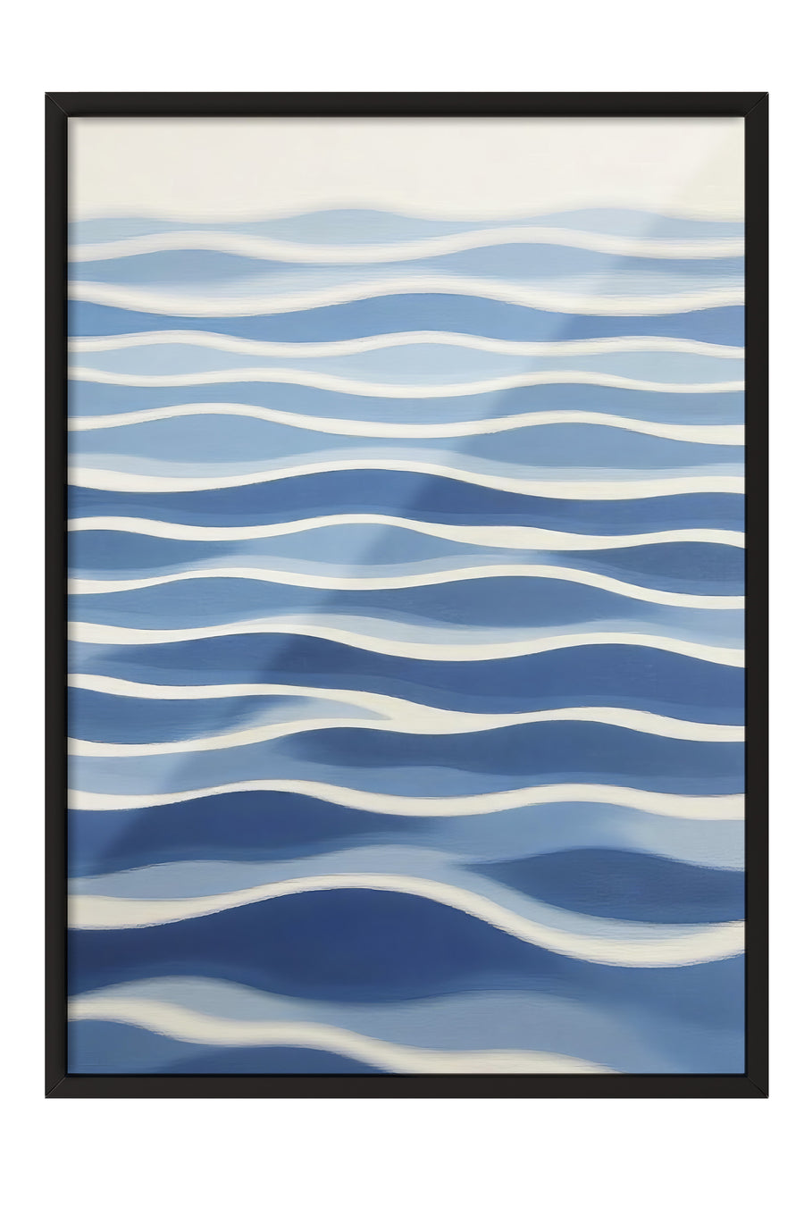 Dalgalı Deniz Poster Poster – Siyah Çerçeveli Tablo