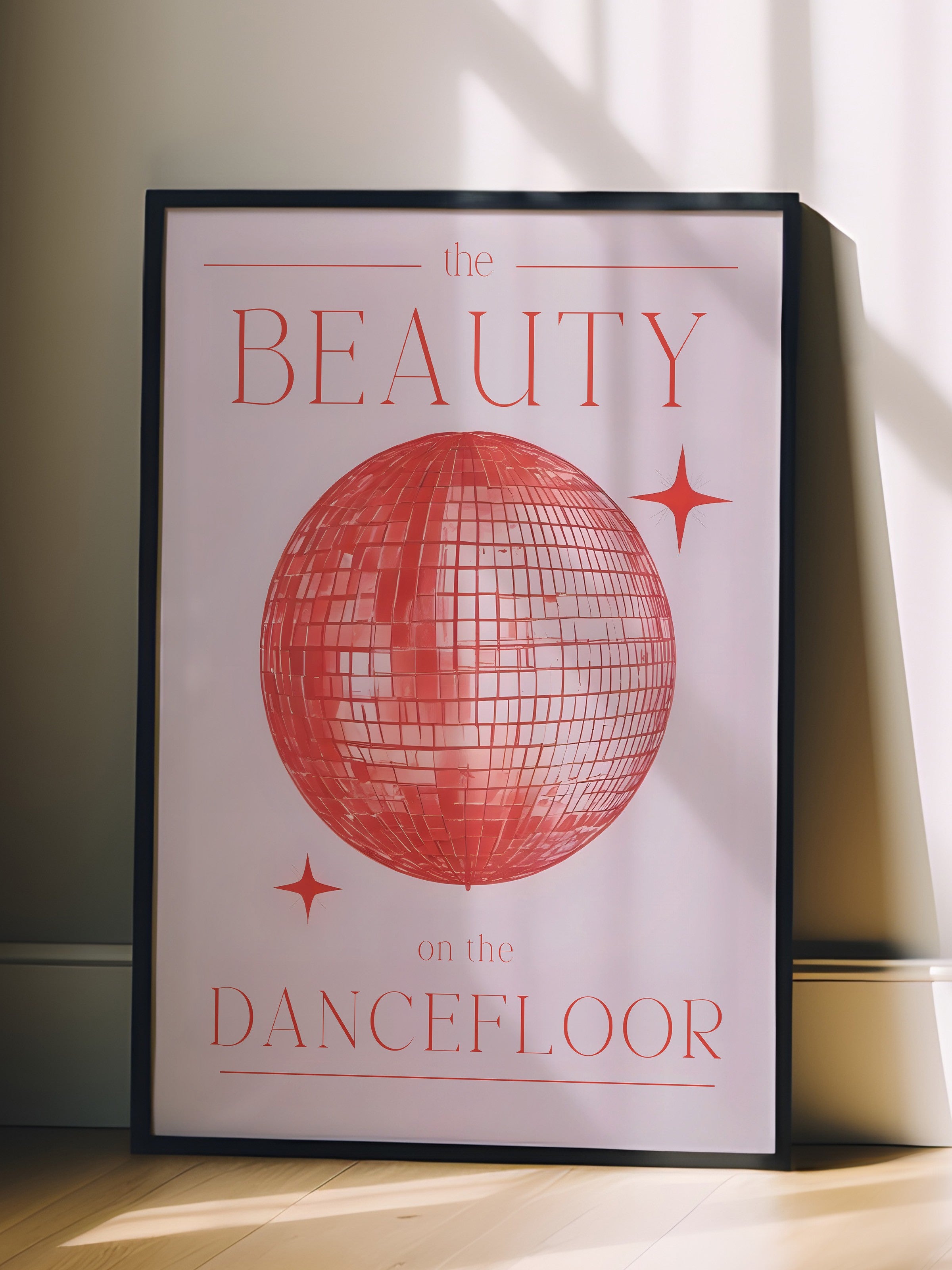 Siyah Çerçeveli Tablo, Beauty On The Dancefloor, Comfort Serisi Mutfak Duvar Tablosu, NO:108935