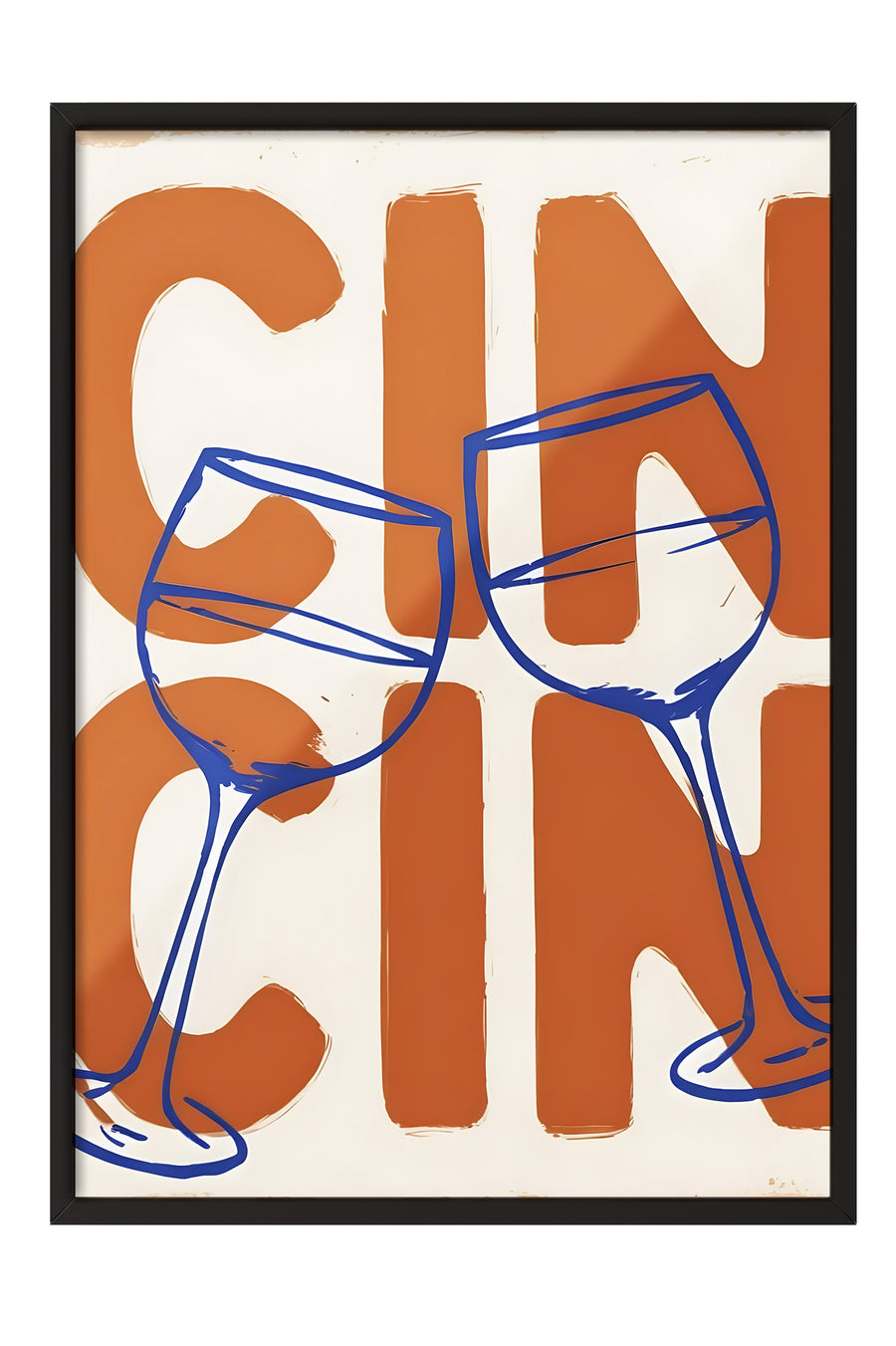 CIN CIN Poster – Siyah Çerçeveli Tablo
