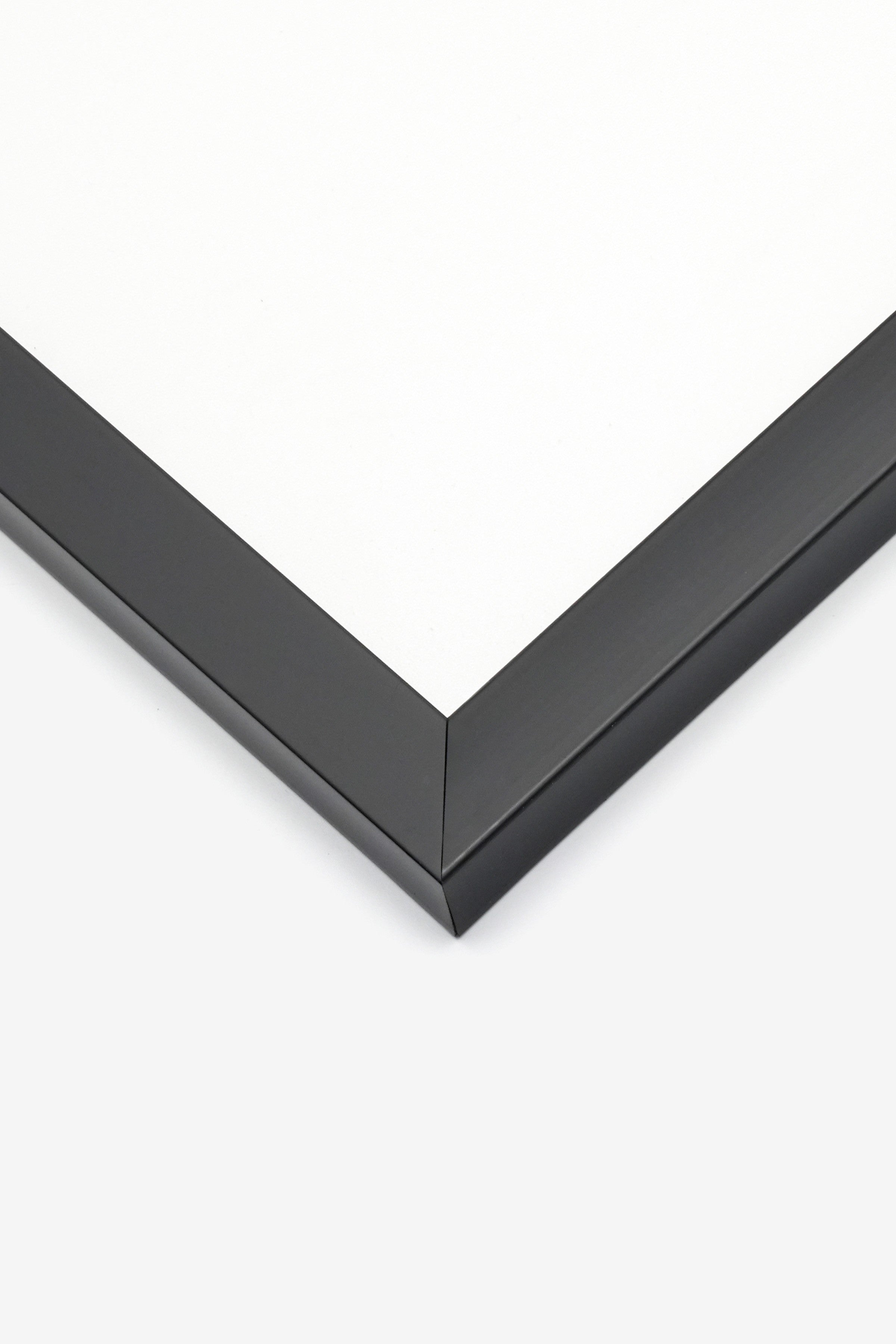 Siyah Çerçeveli Tablo, Hatlar, Minimalist, Mavi, Beyaz Renk Poster, 2025 Yaz Seçkisi, NO:109793