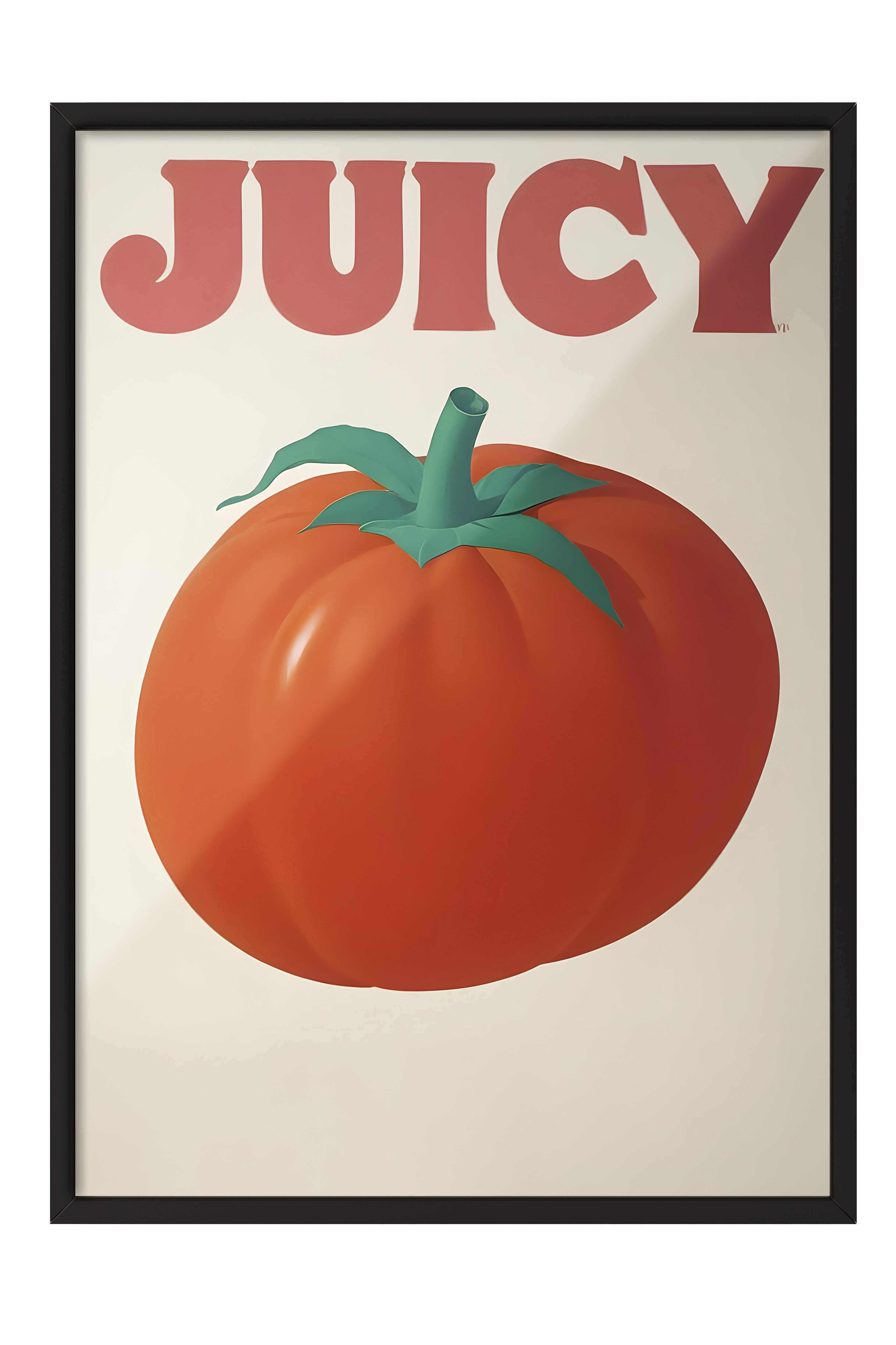 Siyah Çerçeveli Tablo, Juicy, Comfort Serisi Mutfak Duvar Tablosu, NO:109070