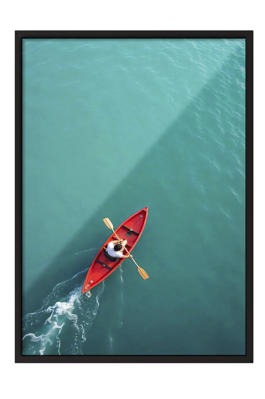 Kano ile Su Üzerinde Poster Poster – Siyah Çerçeveli Tablo
