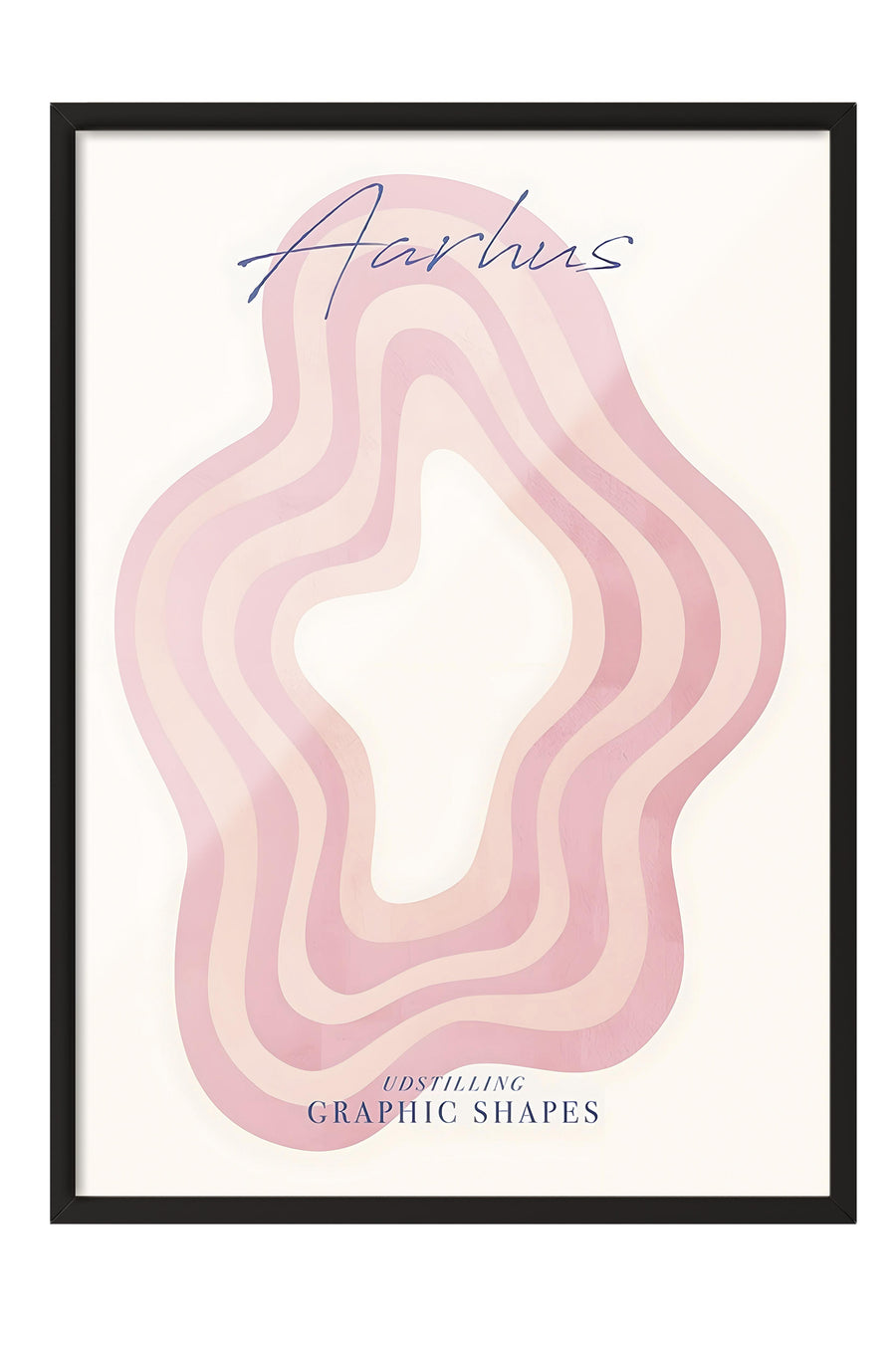 Aarhus Poster – Siyah Çerçeveli Tablo