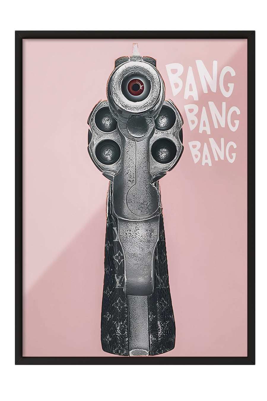BANG BANG BANG Poster – Siyah Çerçeveli Tablo