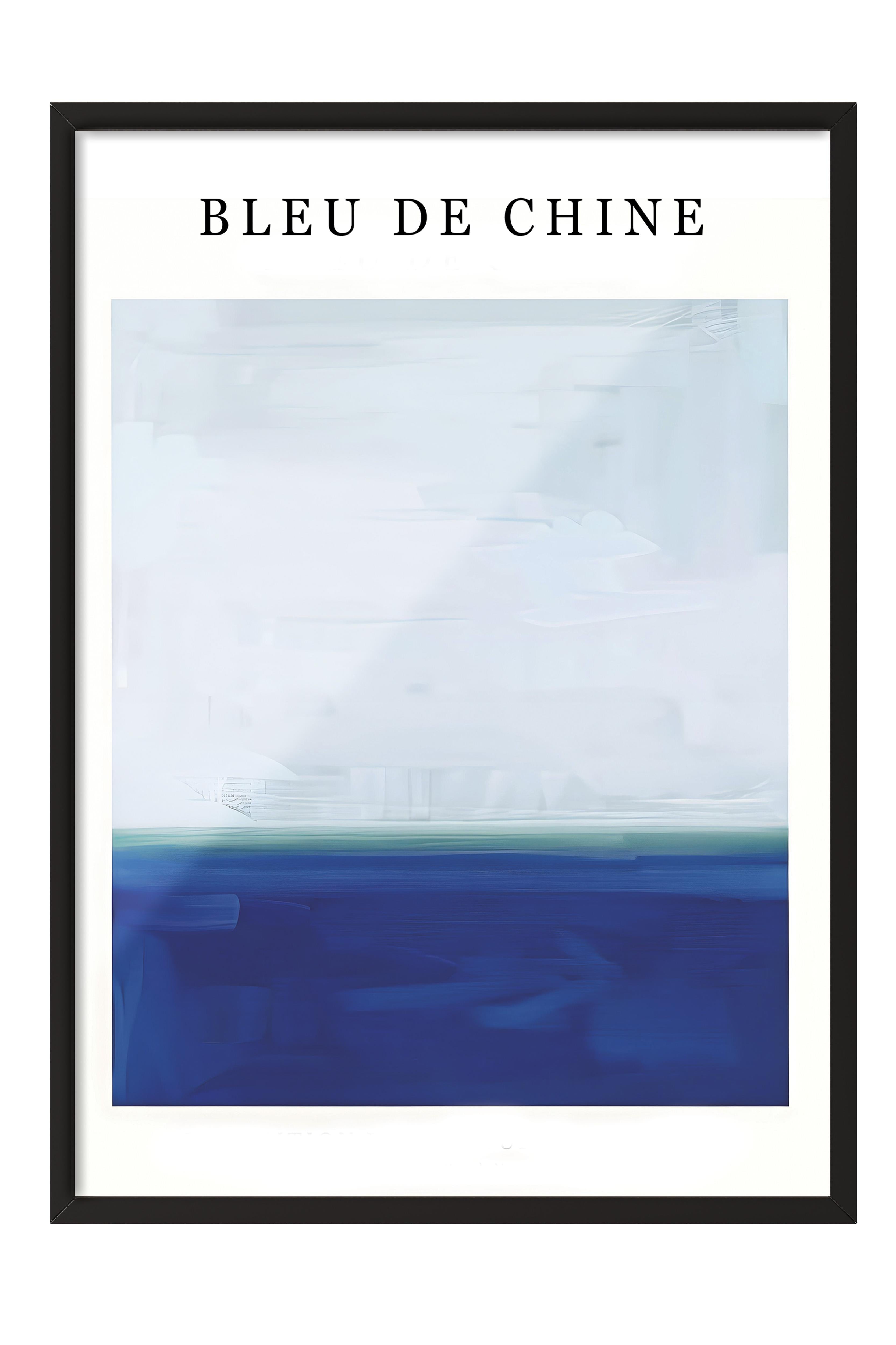 Siyah Çerçeveli Tablo, Poster ve Çerçeve Seti, Bleu de Chine Comfort Serisi NO:108604