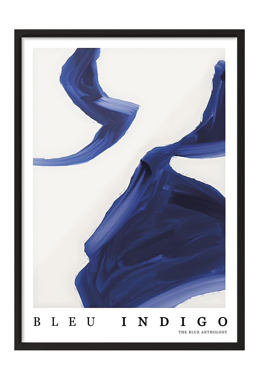 BLEU INDIGO Poster – Siyah Çerçeveli Tablo