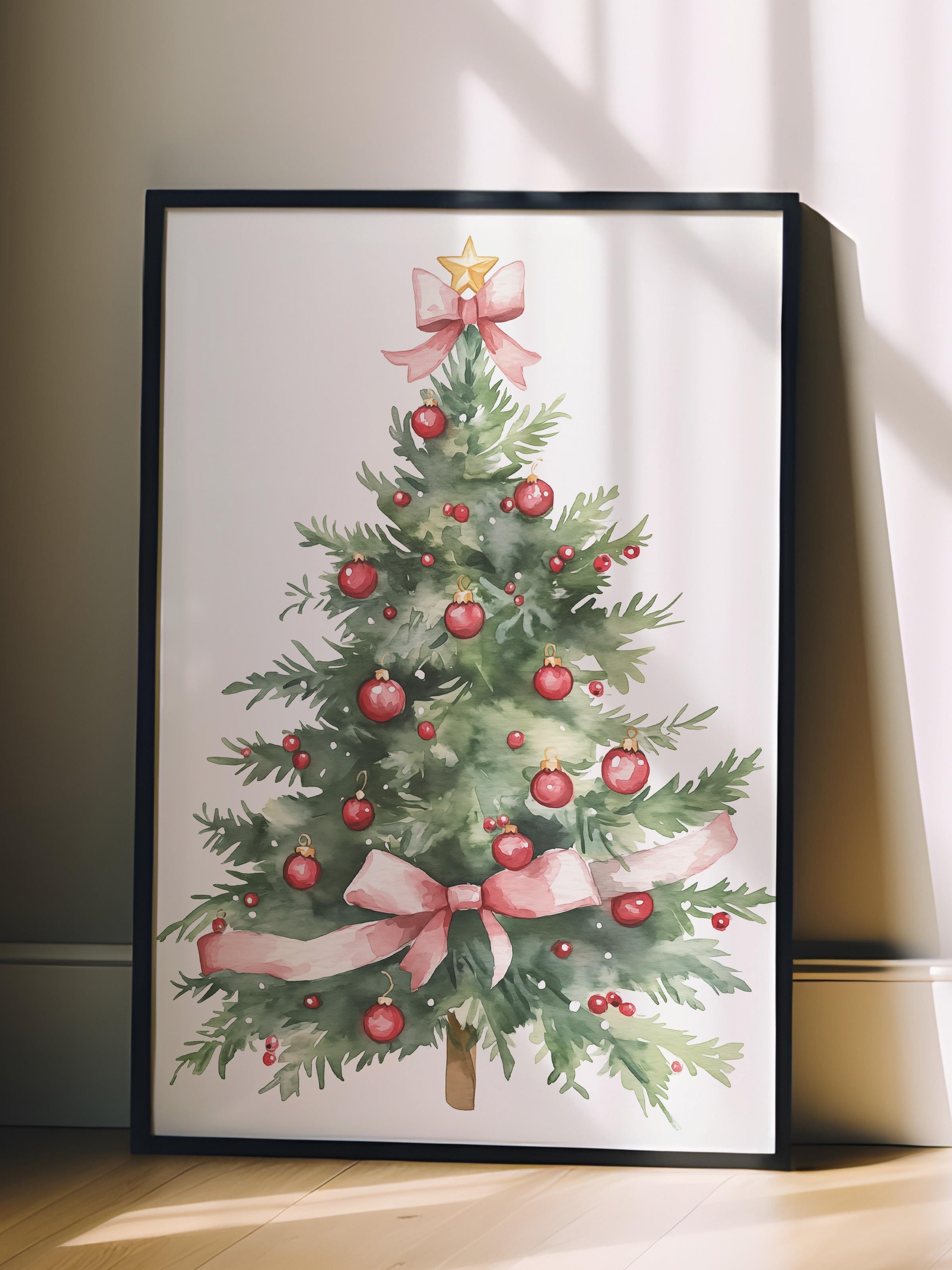 Siyah Çerçeveli Tablo, Poster ve Çerçeve Seti, Yılbaşı Comfort Serisi NO:108743