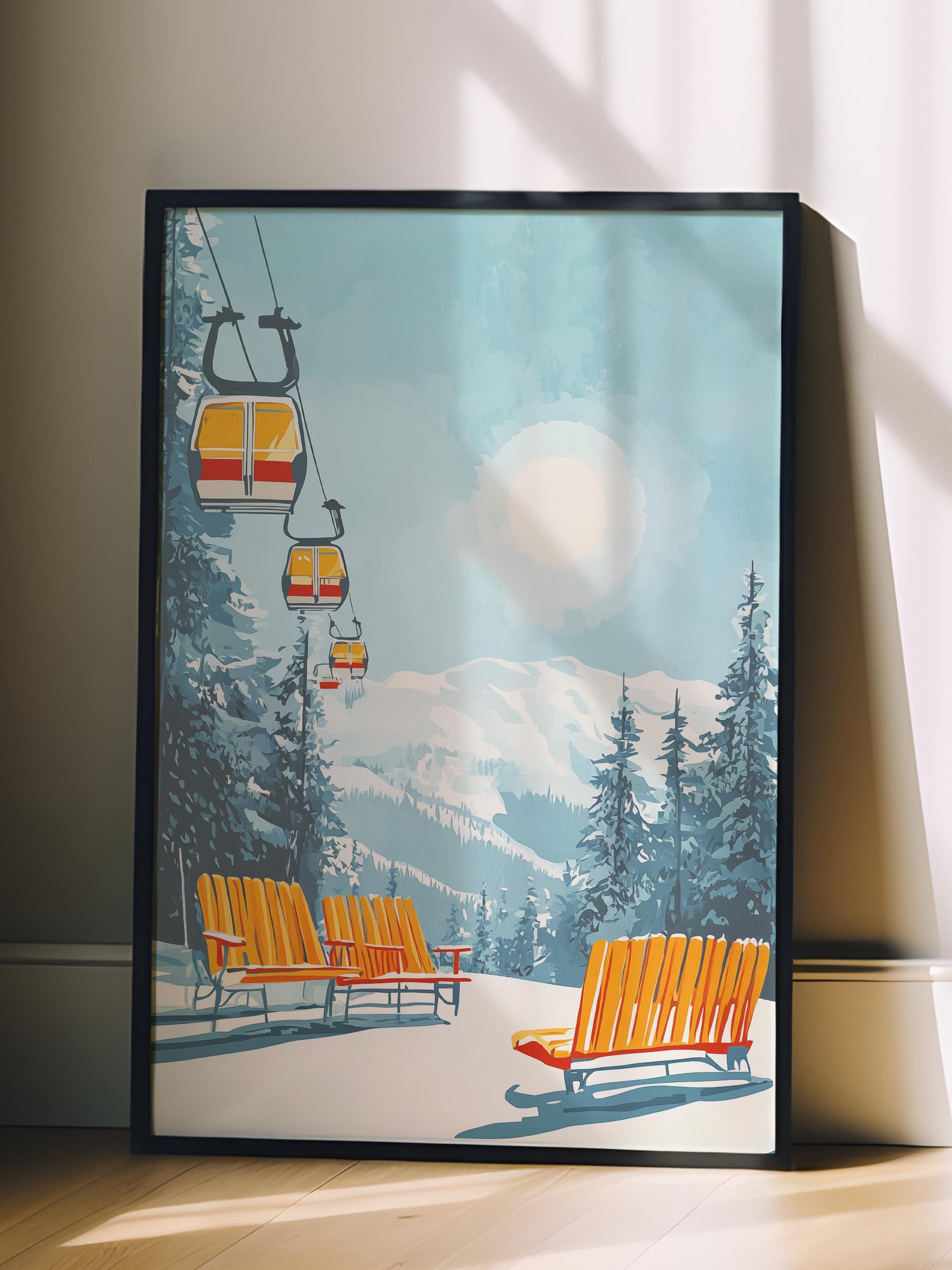 Siyah Çerçeveli Tablo, Poster ve Çerçeve Seti, Yılbaşı Comfort Serisi NO:108780