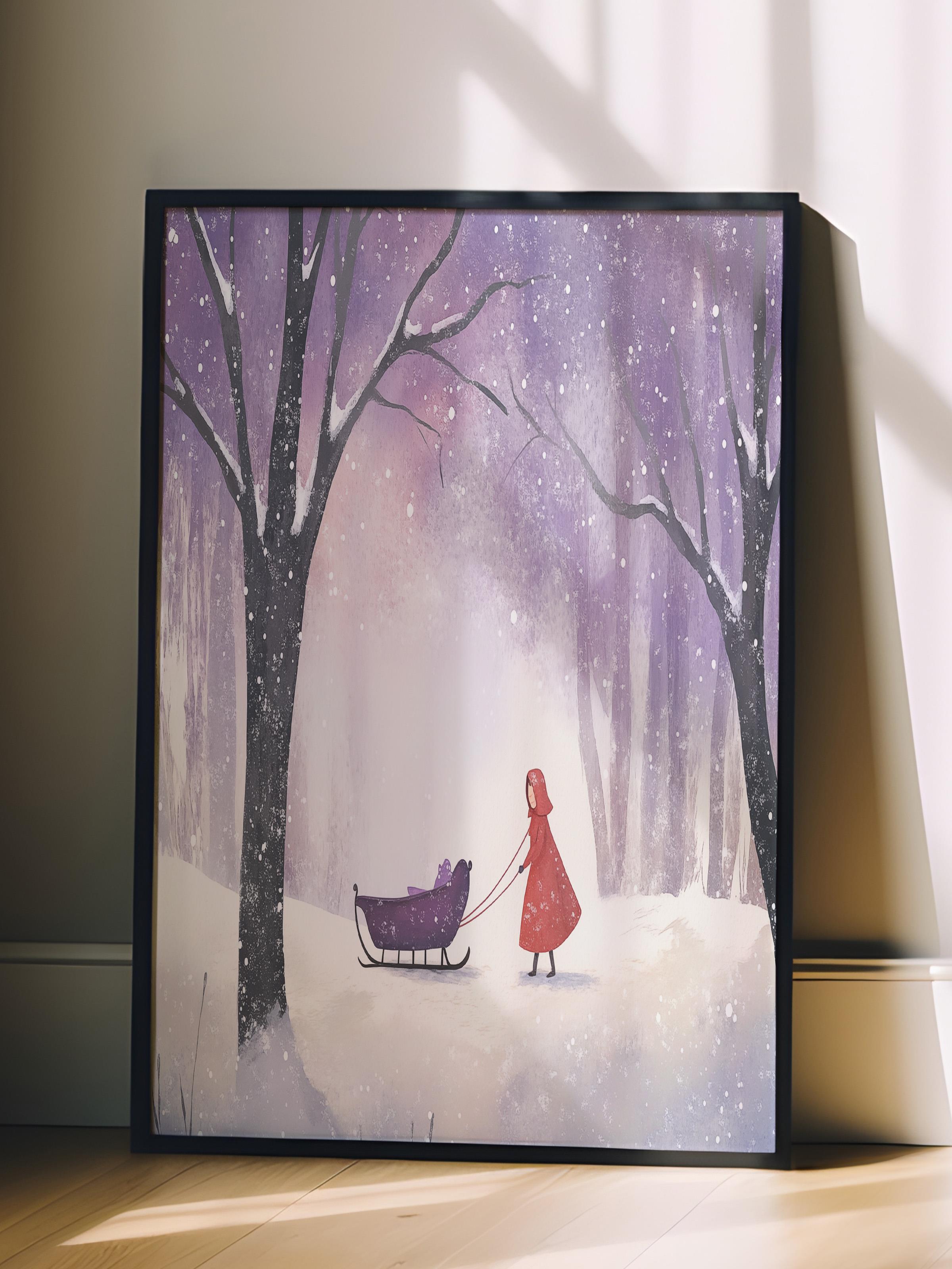 Siyah Çerçeveli Tablo, Poster ve Çerçeve Seti, Yılbaşı Comfort Serisi NO:108792