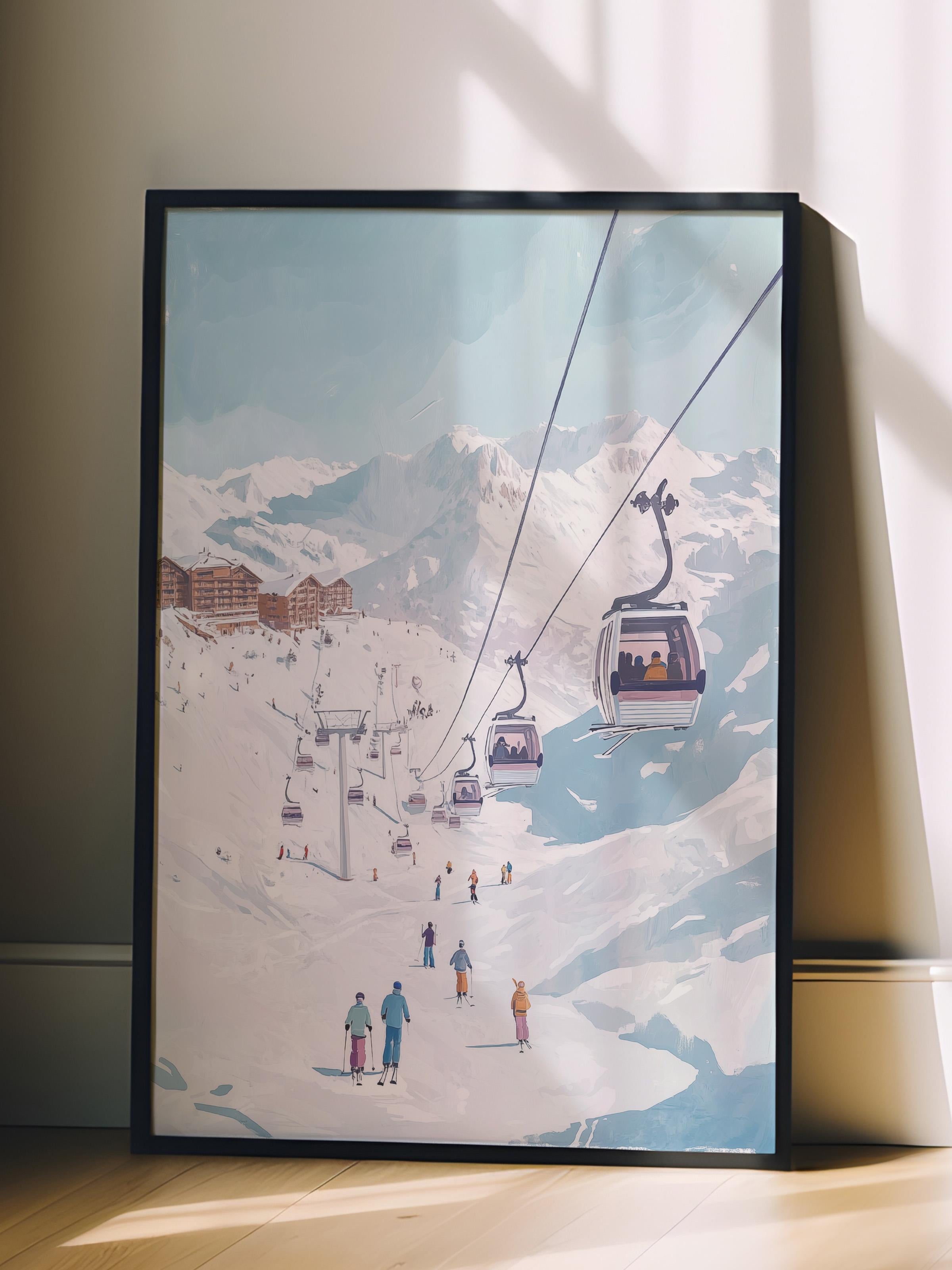 Siyah Çerçeveli Tablo, Poster ve Çerçeve Seti, Yılbaşı Comfort Serisi NO:108797