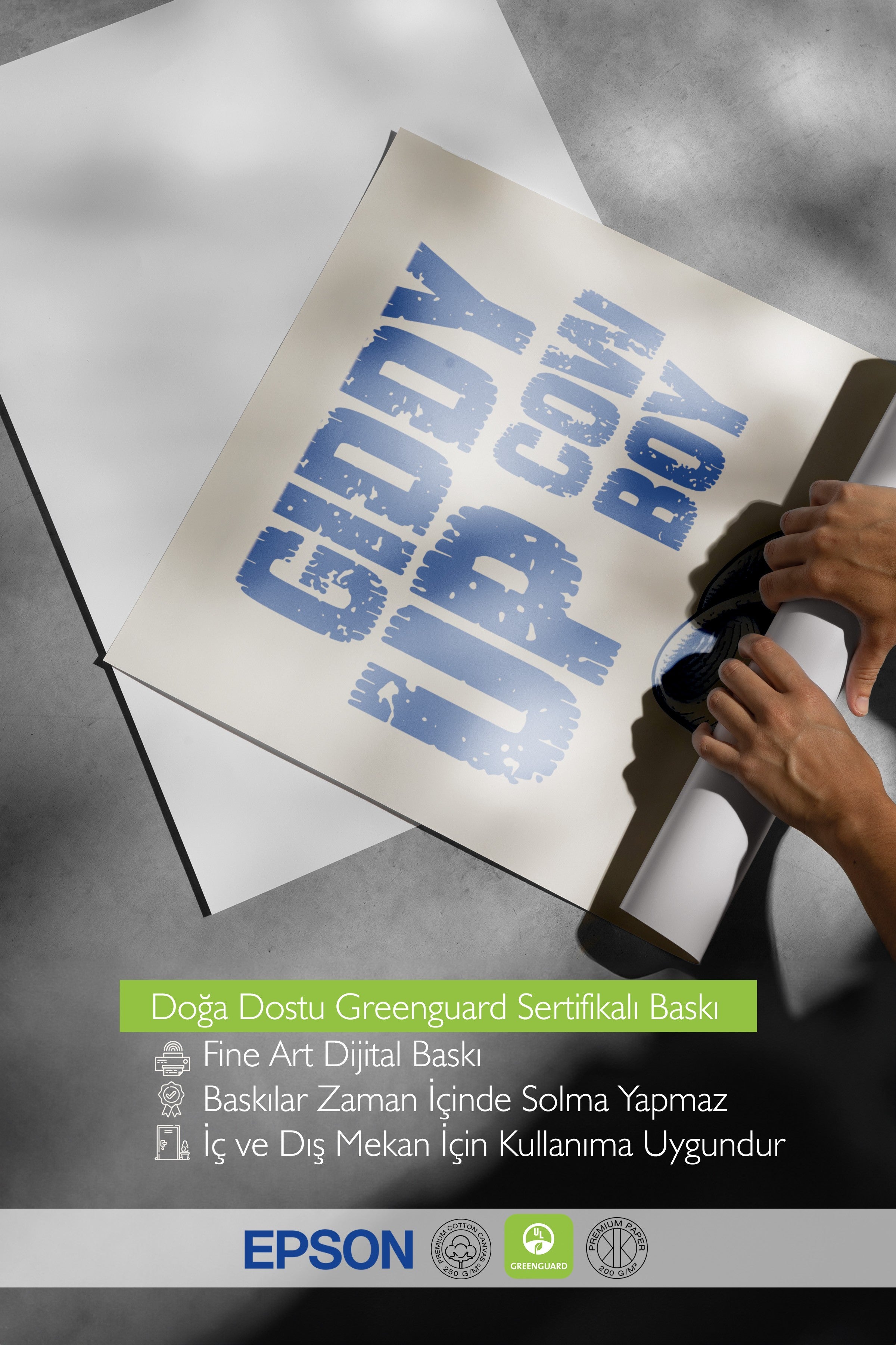 Siyah Çerçeveli Tablo, Retro Cowboy, Comfort Serisi Poster ve Duvar Tablosu, NO:108931