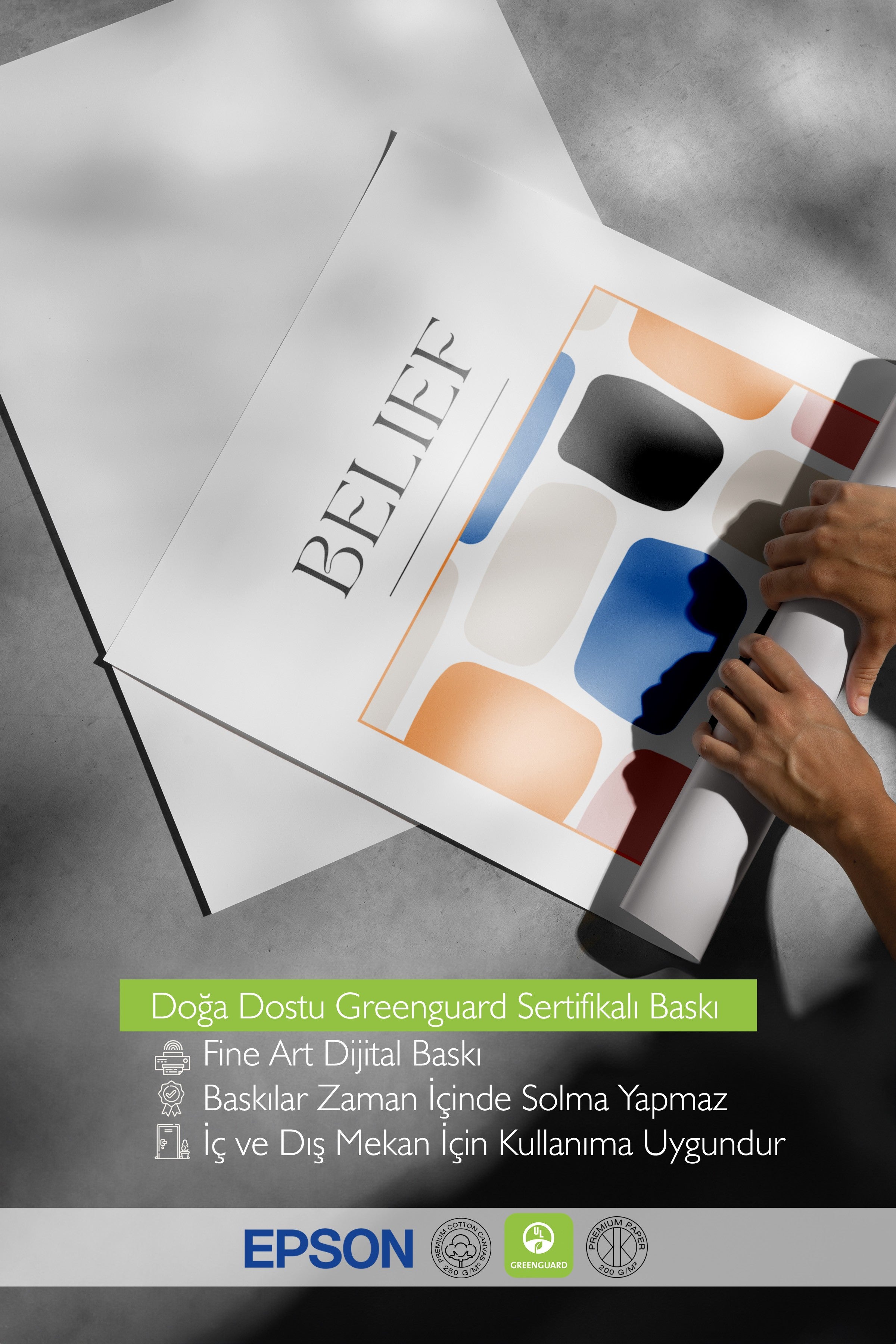 Siyah Çerçeveli Tablo, Şekiller,, Minimalist, illüstrasyon, Çok renkli, Bej Renk Poster, 2025 Yaz Seçkisi, NO:109846