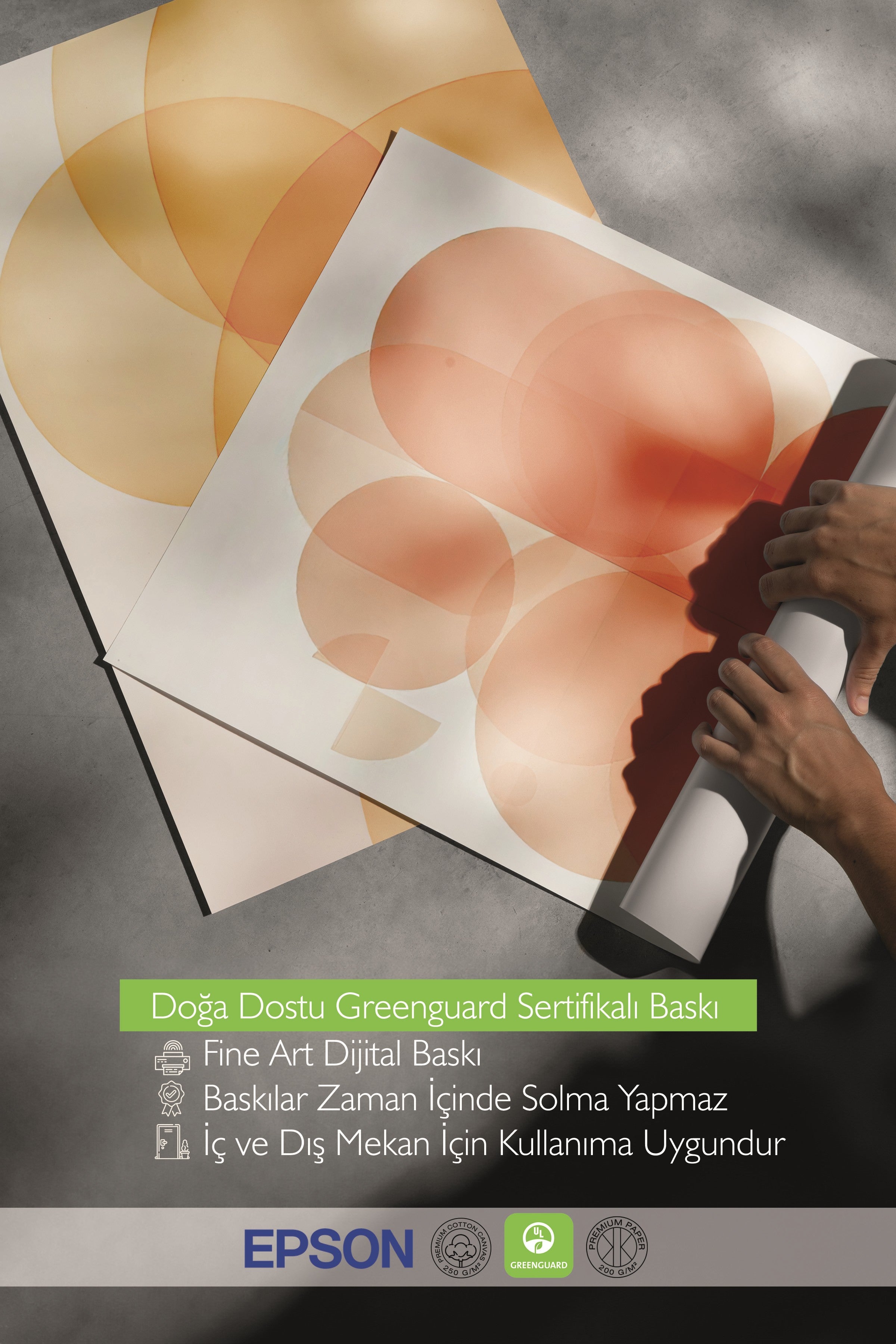 Siyah Tablo Seti, 3 Adet Siyah Çerçeveli Poster abstract Model No:300867, Yellow Duvar Dekoru