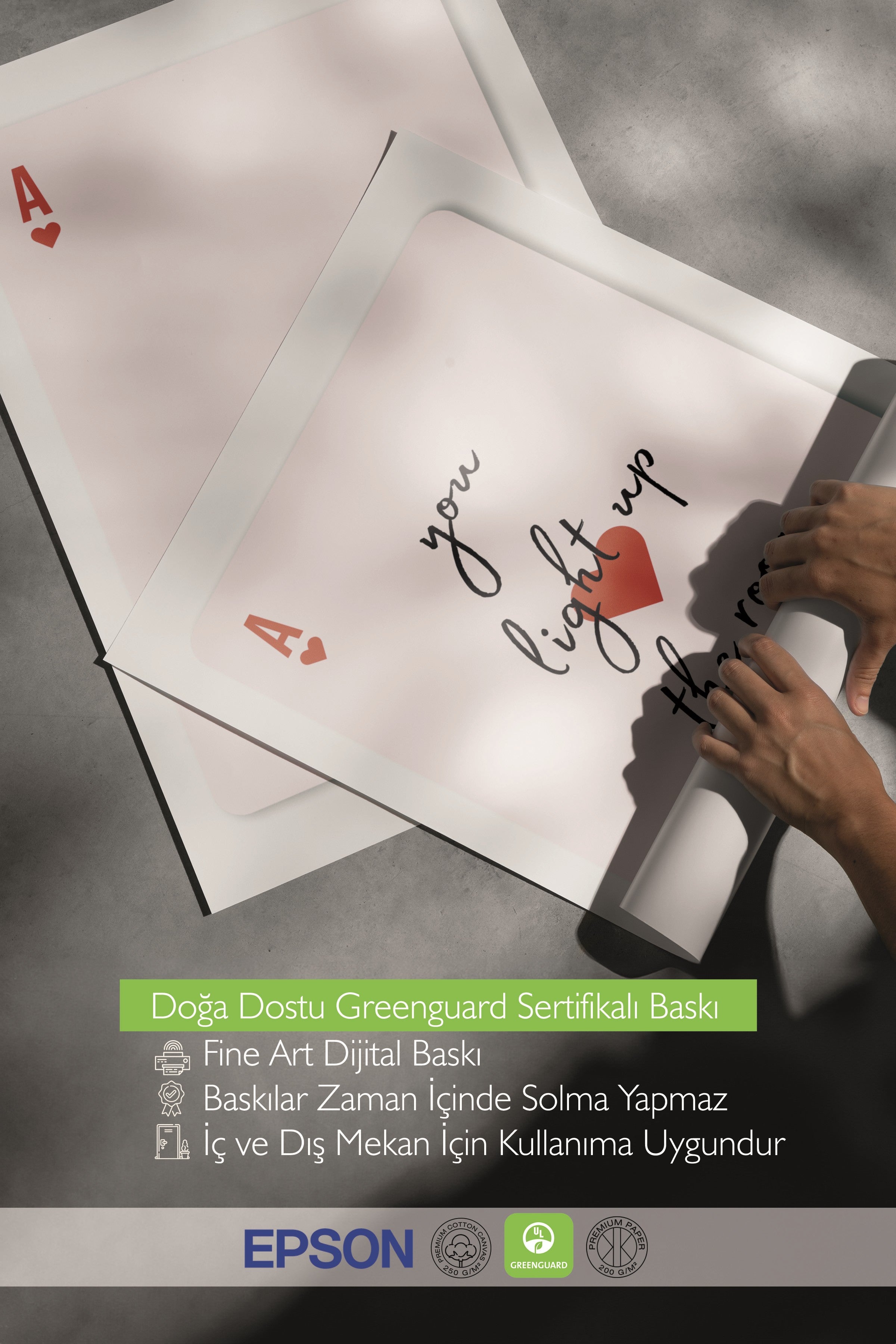Siyah Tablo Seti, 3 Adet Siyah Çerçeveli Poster Lucky Girl Model No:300895, Kırmızı Duvar Dekoru