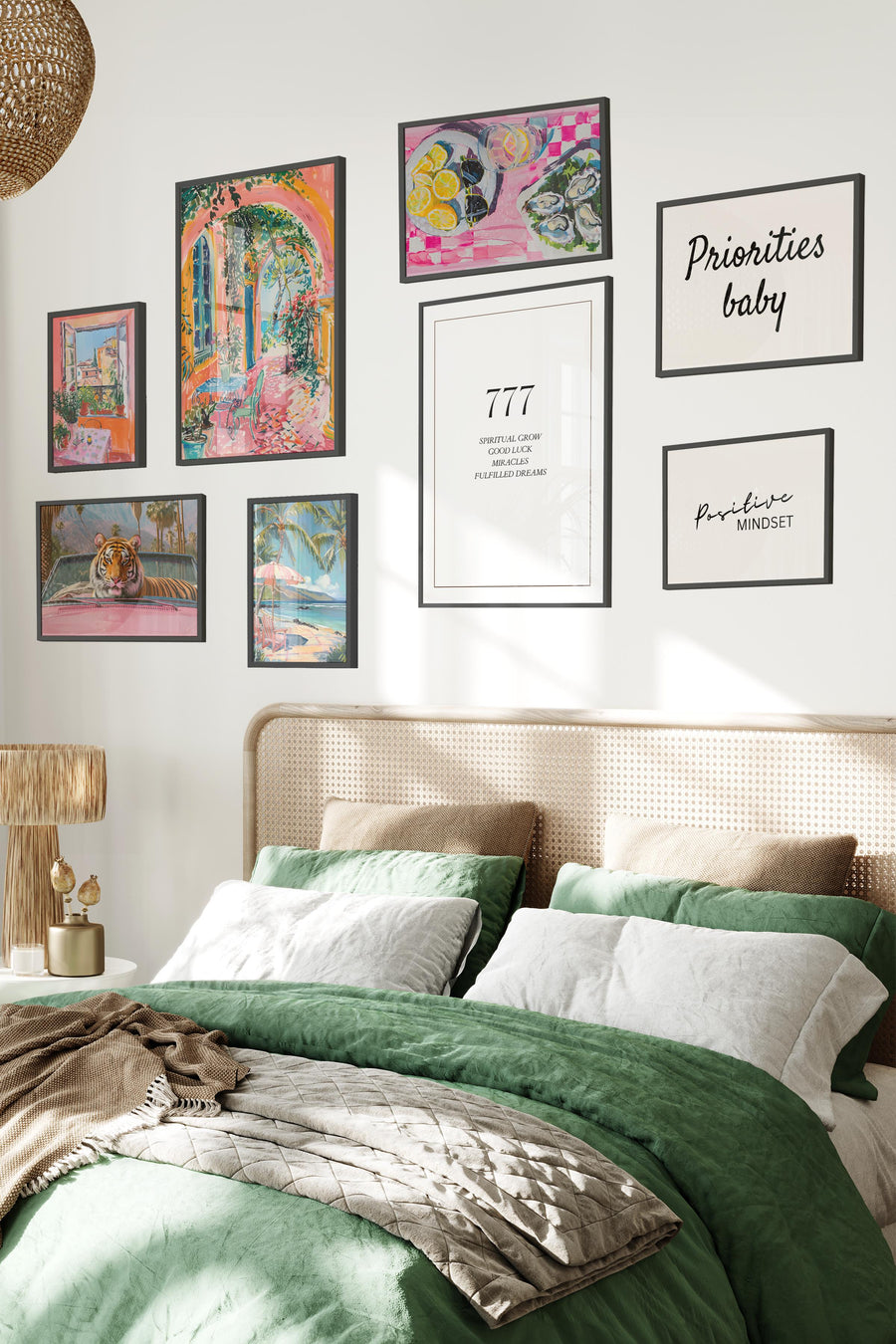 Rengarenk Maximalist Temalı Galeri Poster Seti NO:041
