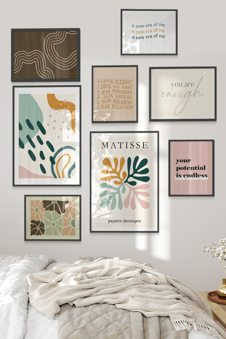 Soft Matisse Temalı Galeri Poster Seti NO:029