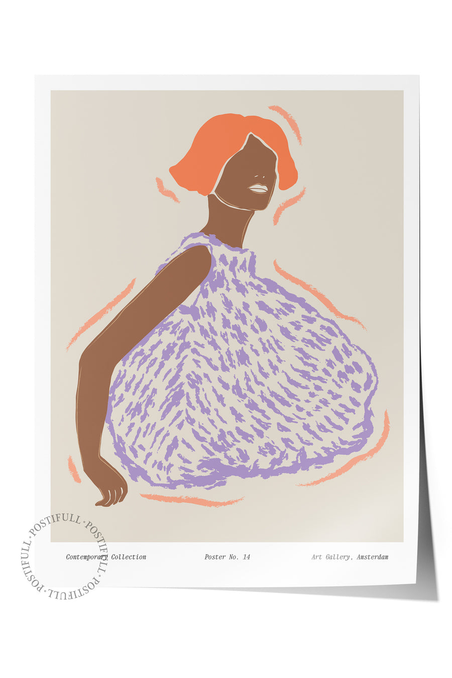Kadın Figürü Bohem & Boho Çerçevesiz Poster