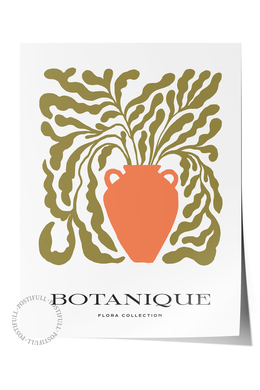 Farklı Tonlarda BOTANIQUE Bohem & Boho Çerçevesiz Poster