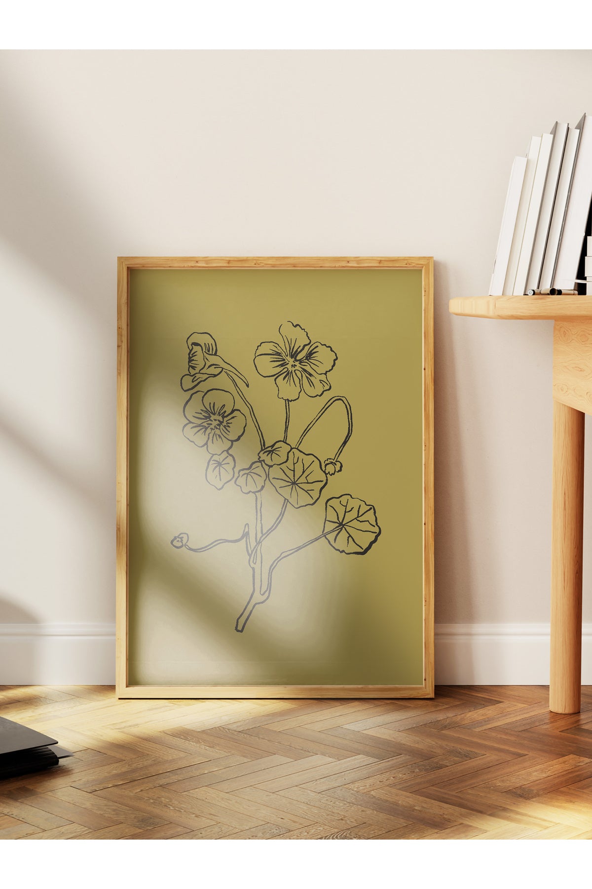 Soft Bohem Duvar Posteri, İskandinav Temalı Çerçevesiz Poster - Yatak Odası, Salon Duvar Dekoru