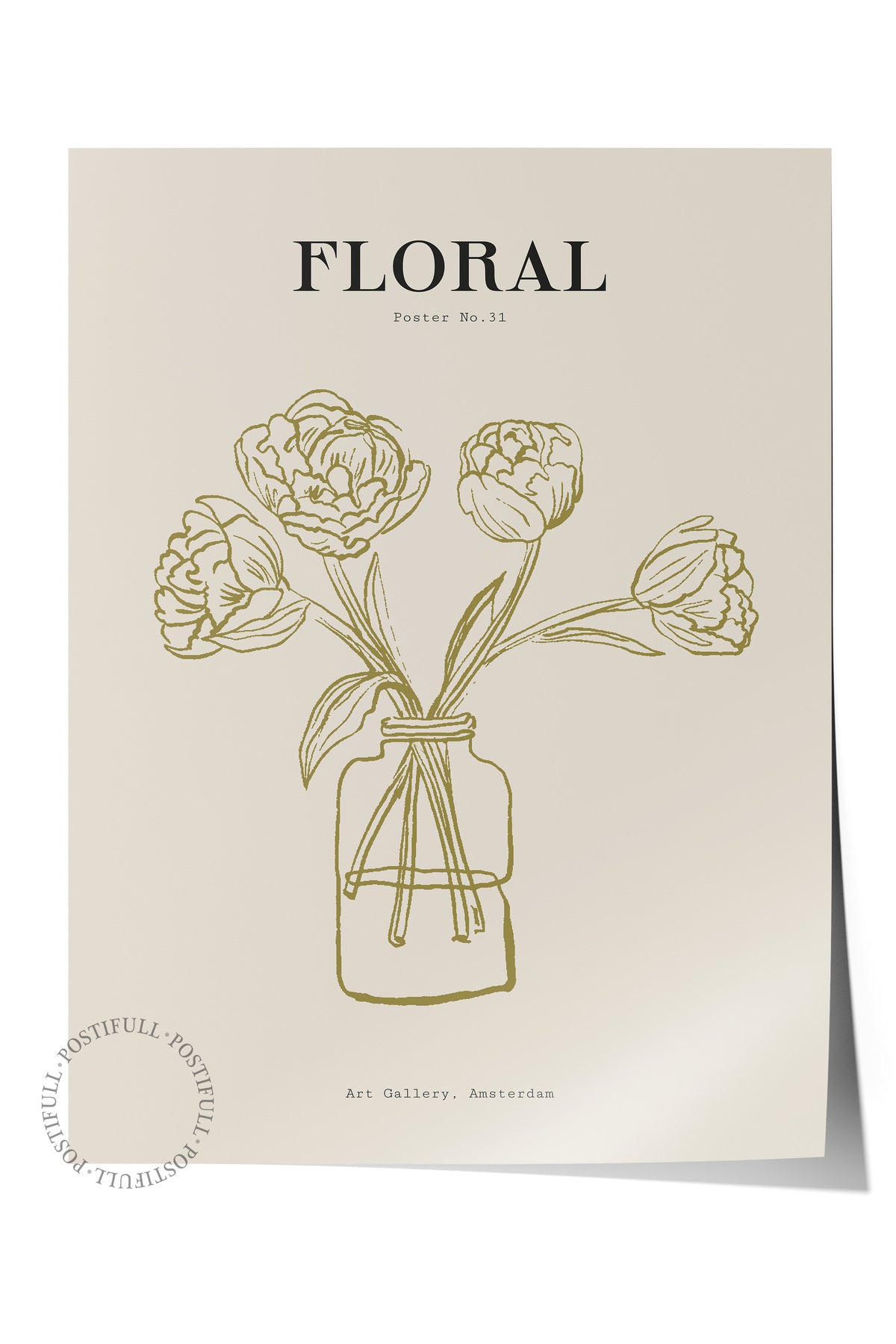 Soft Bohem Duvar Posteri, İskandinav Temalı Çerçevesiz Poster - Yatak Odası, Salon Duvar Dekoru