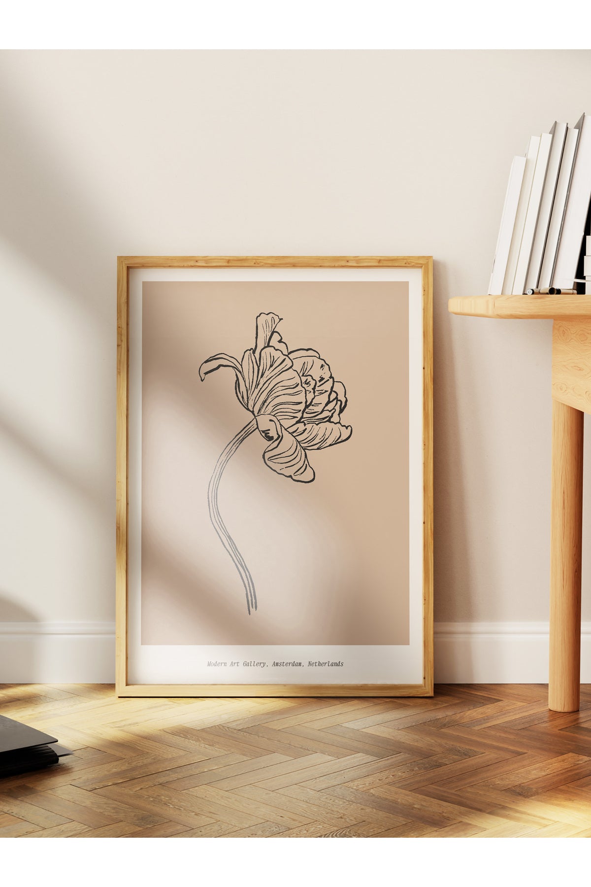Soft Bohem Duvar Posteri, İskandinav Temalı Çerçevesiz Poster - Yatak Odası, Salon Duvar Dekoru
