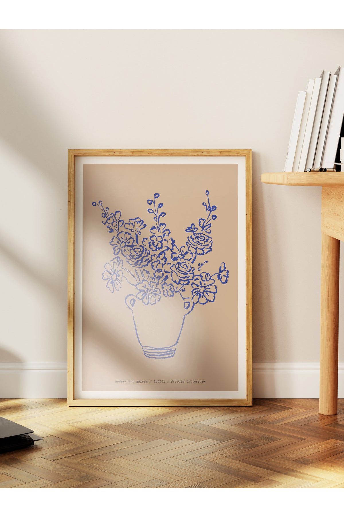 Soft Bohem Duvar Posteri, İskandinav Temalı Çerçevesiz Poster - Yatak Odası, Salon Duvar Dekoru