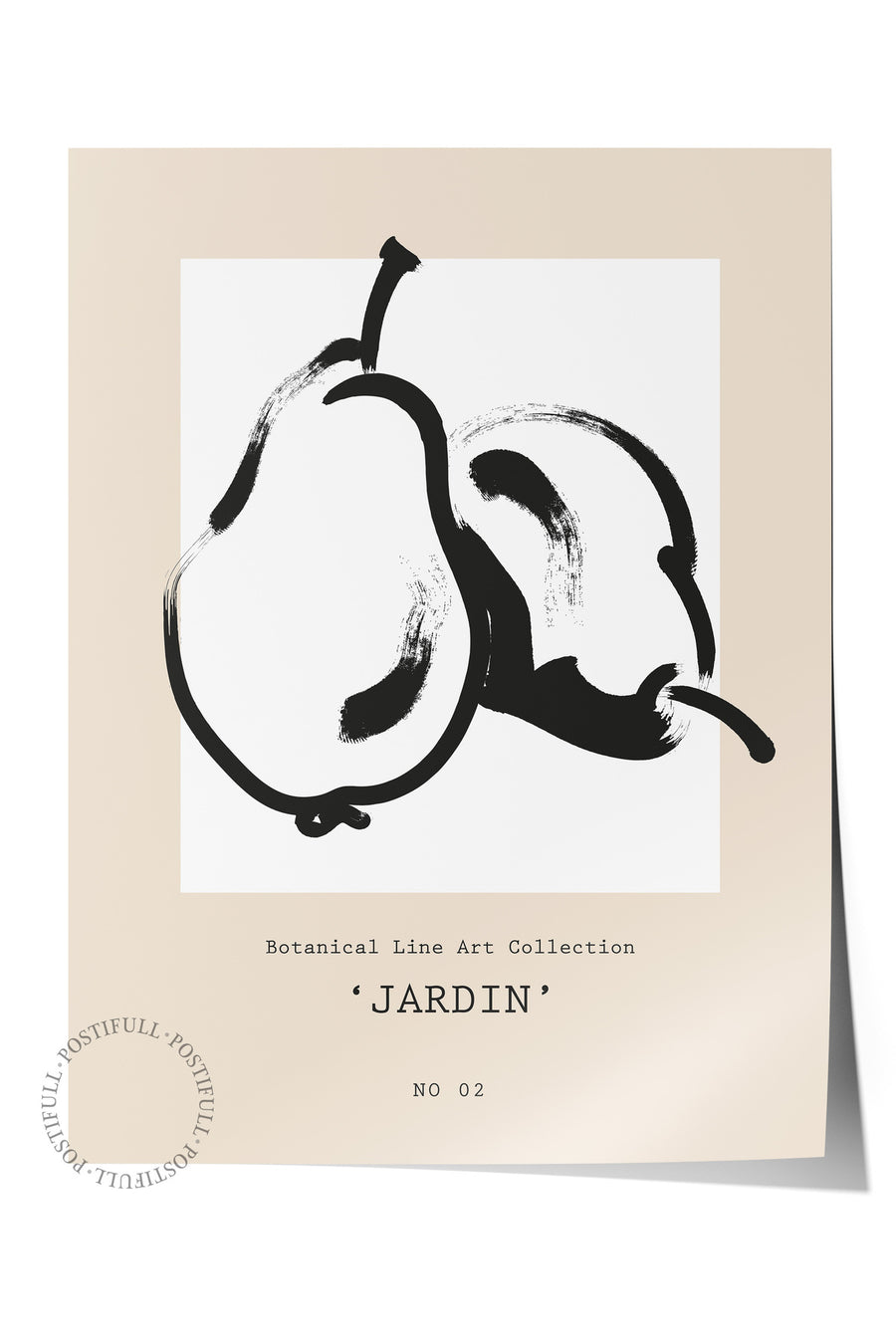 Farklı Tonlarda JARDIN Bohem & Boho Çerçevesiz Poster