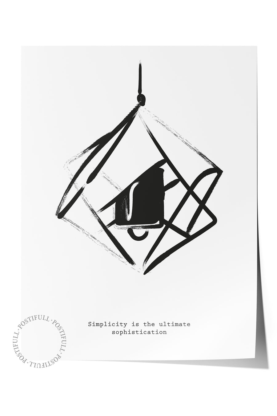 Simplicity is the ultimate sophistication Bohem & Boho Çerçevesiz Poster