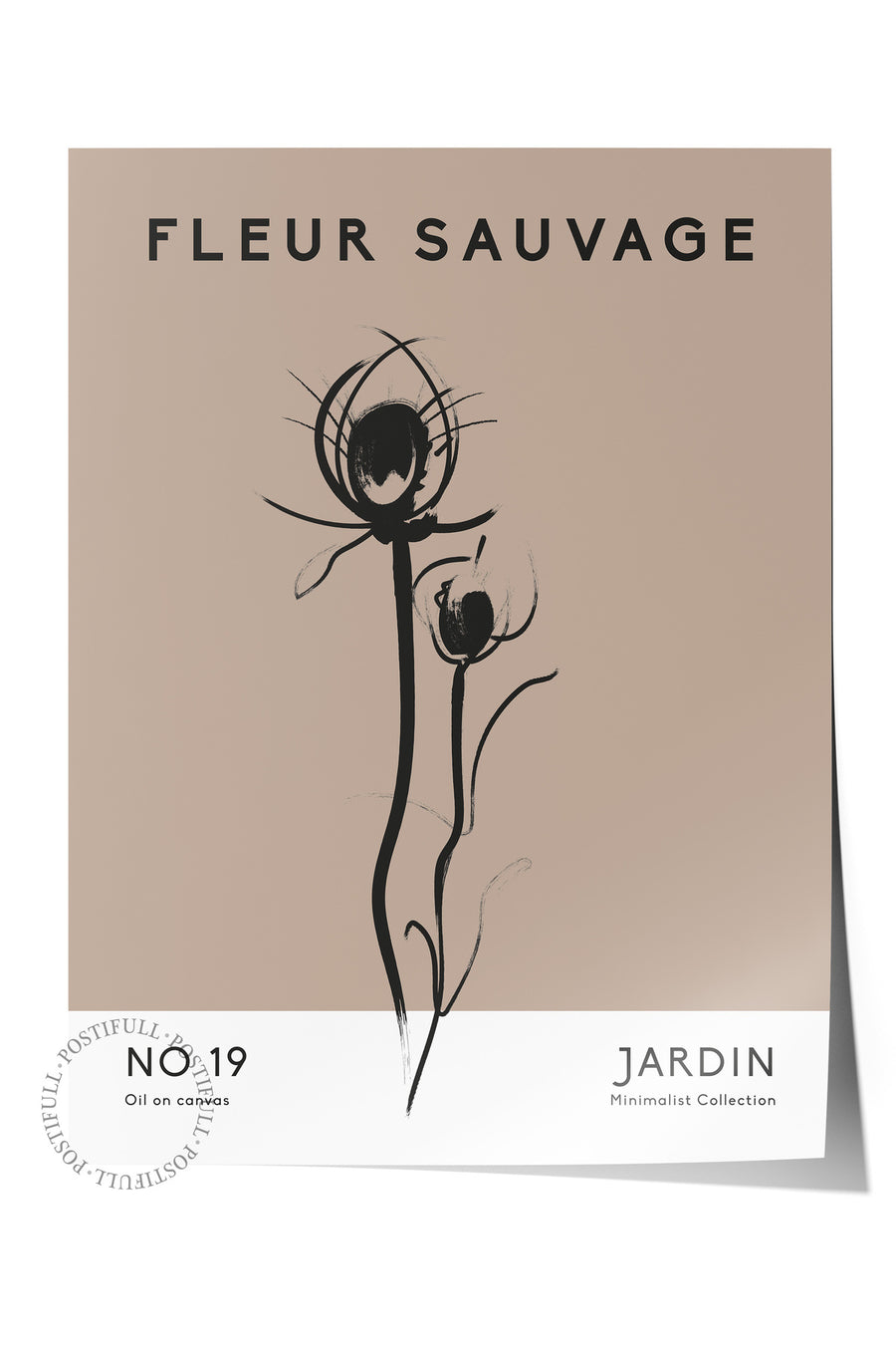 FLEUR SAUVAGE Bohem & Boho Çerçevesiz Poster