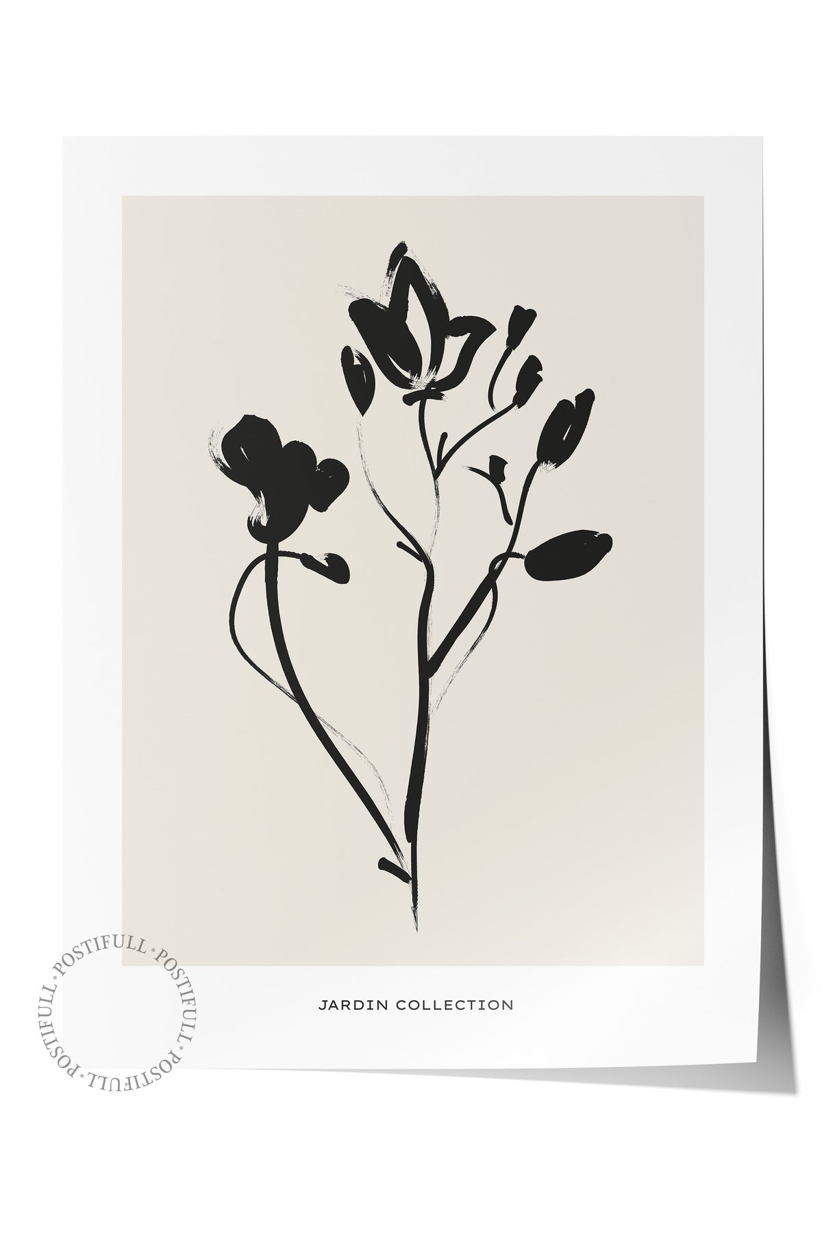 Soft Boho Çerçevesiz Duvar Posteri, İskandinav Temalı Poster - Salon, Mutfak ve Yatak Odası Dekoru
