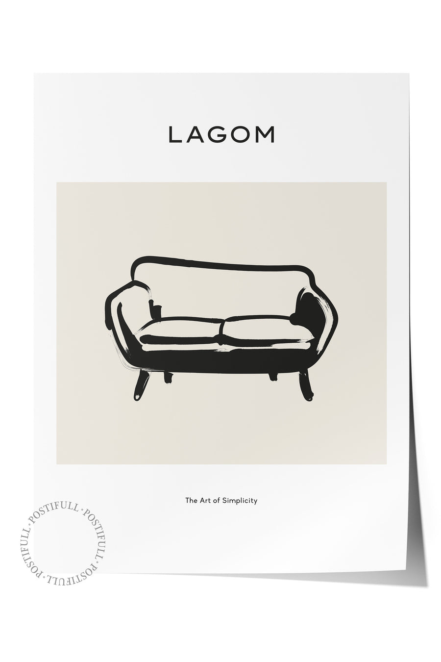 LAGOM Bohem & Boho Çerçevesiz Poster