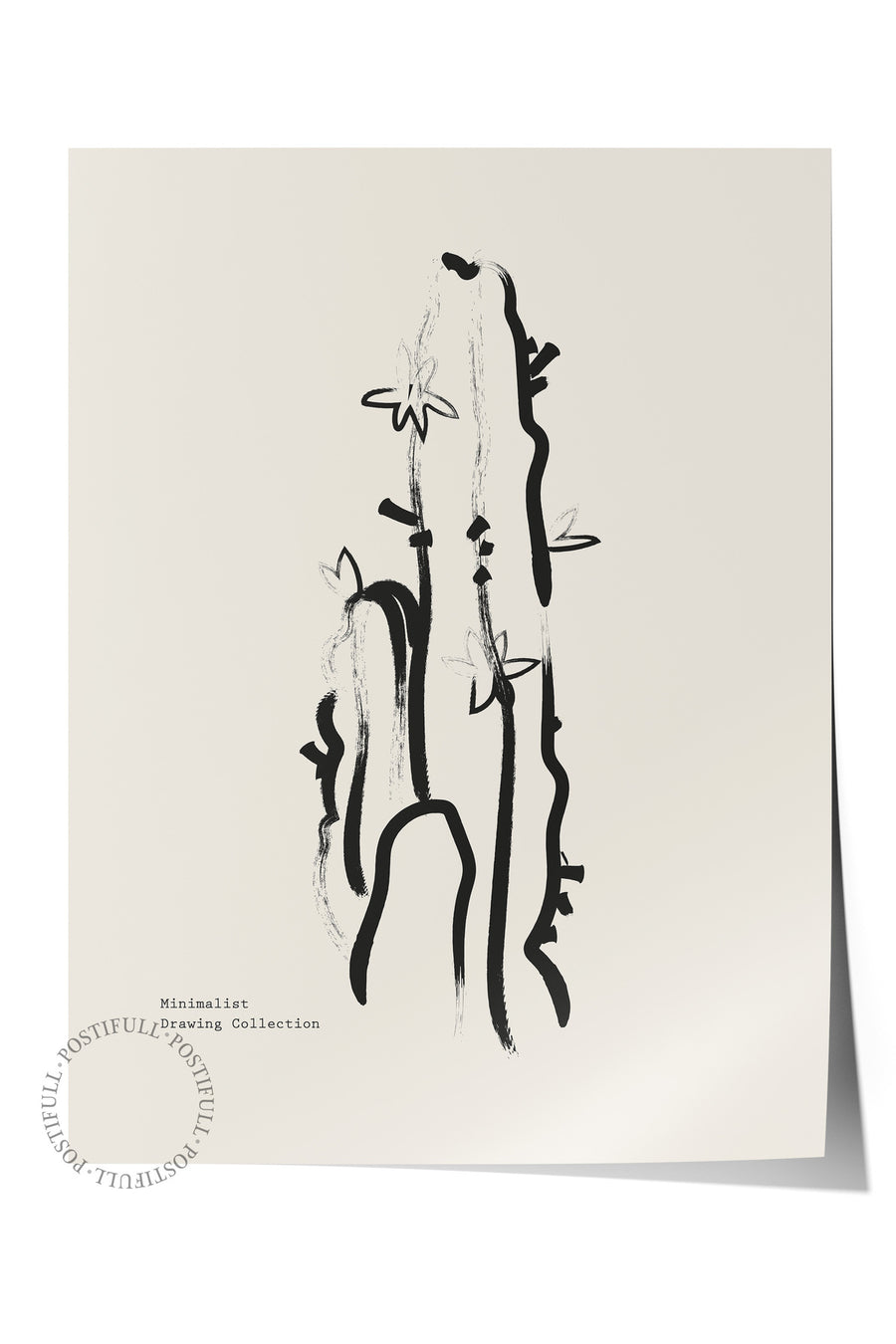 Minimalist Drawing Collection Bohem & Boho Çerçevesiz Poster