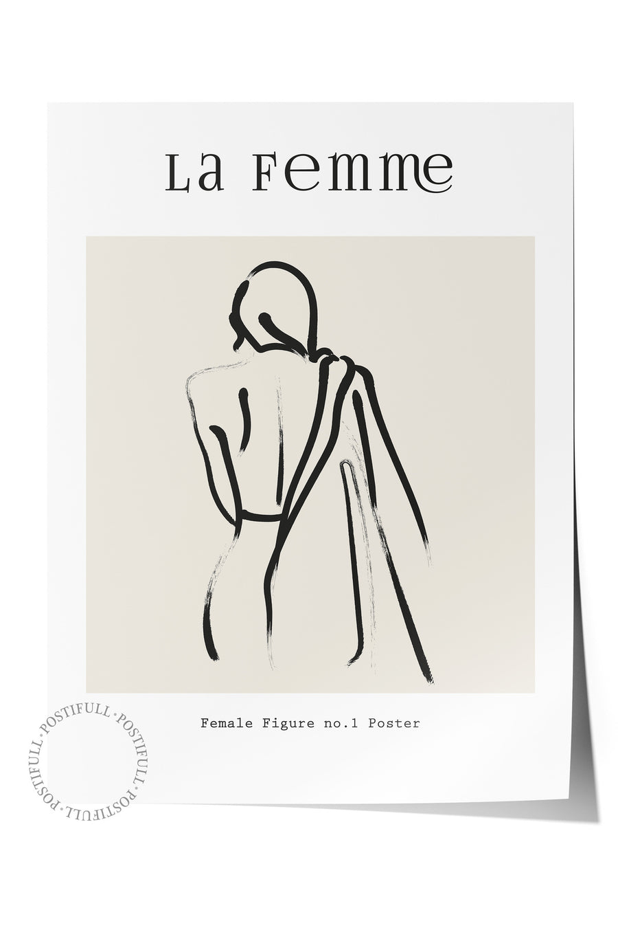 Farklı Tonlarda La Femme Bohem & Boho Çerçevesiz Poster
