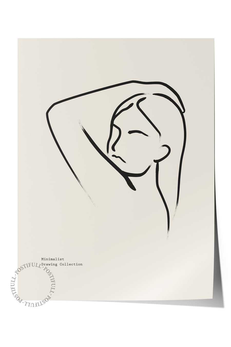 Farklı Tonlarda Minimalist Drawing Collection Bohem & Boho Çerçevesiz Poster