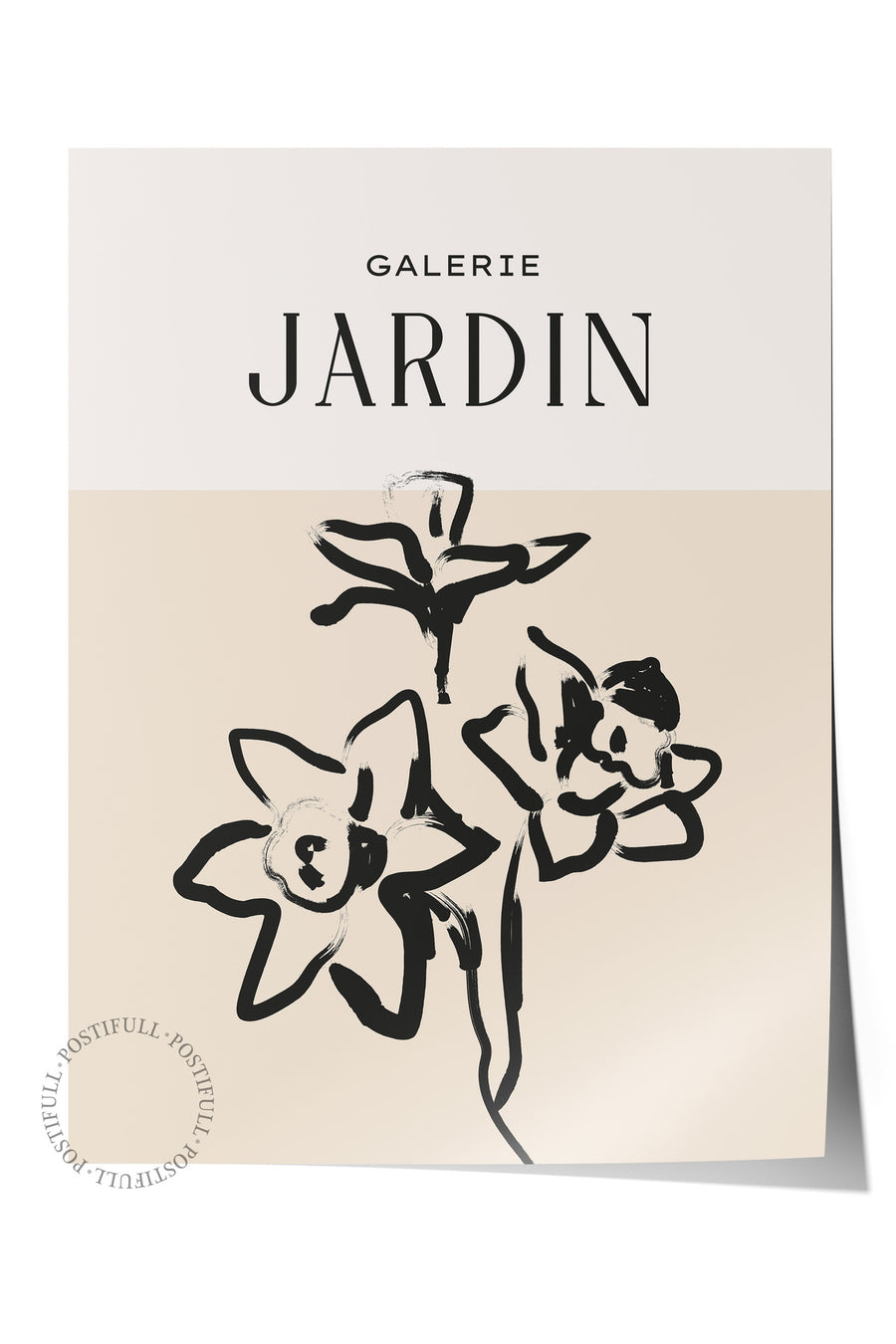 Farklı Tonlarda GALERIE JARDIN Bohem & Boho Çerçevesiz Poster