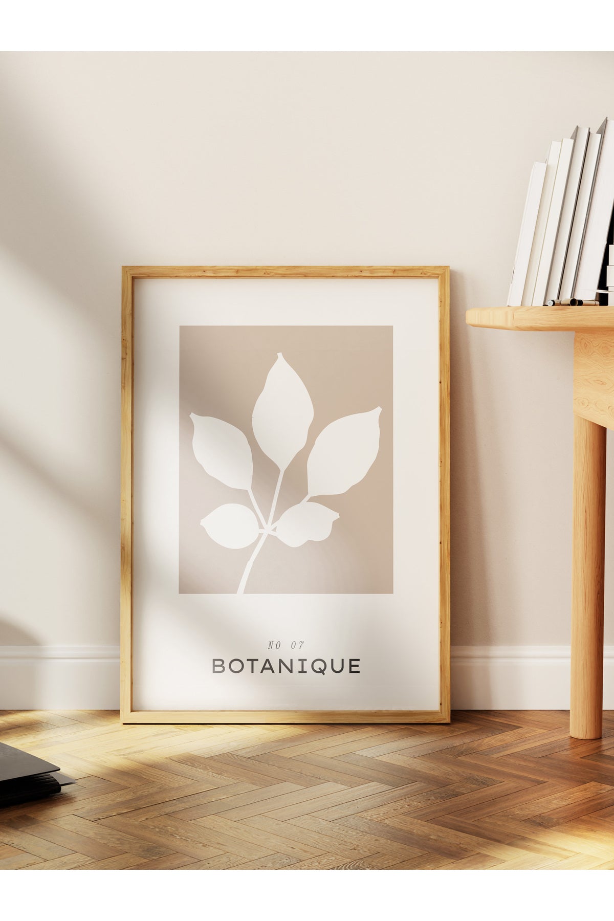 Soft Boho Çerçevesiz Duvar Posteri, İskandinav Temalı Poster - Salon, Mutfak ve Yatak Odası Dekoru
