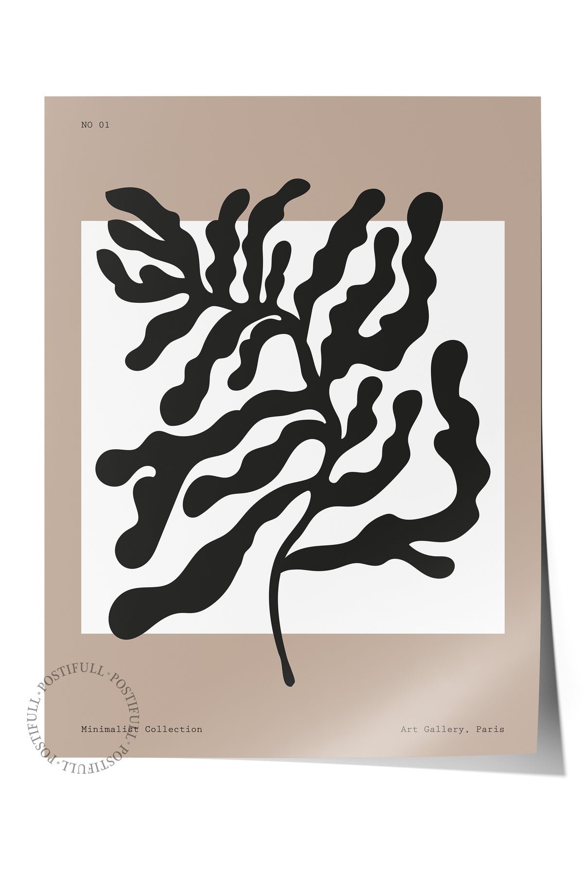 Soft Boho Çerçevesiz Duvar Posteri, İskandinav Temalı Poster - Salon, Mutfak ve Yatak Odası Dekoru