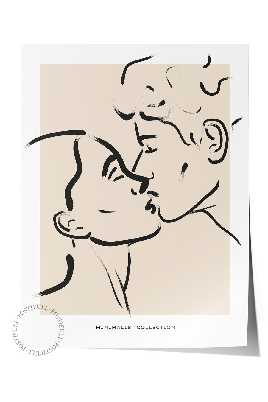 Soft Boho Çerçevesiz Duvar Posteri, İskandinav Temalı Poster - Salon, Mutfak ve Yatak Odası Dekoru