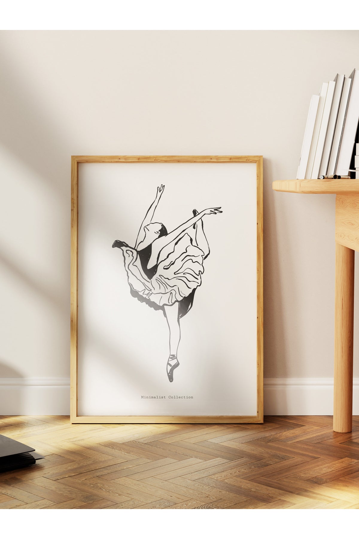 Soft Boho Çerçevesiz Duvar Posteri, İskandinav Temalı Poster - Salon, Mutfak ve Yatak Odası Dekoru