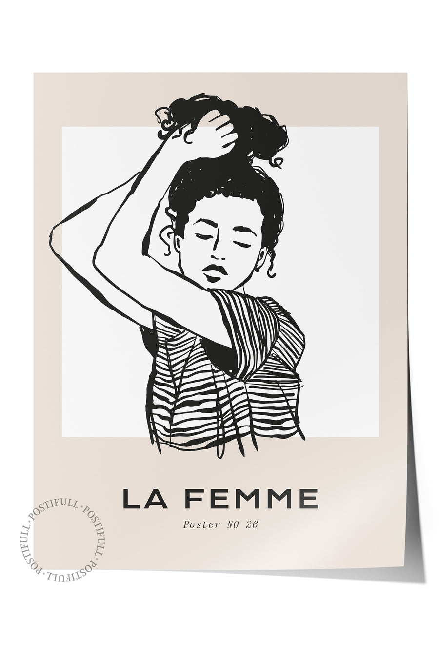 Farklı Tonlarda La Femme Bohem & Boho Çerçevesiz Poster
