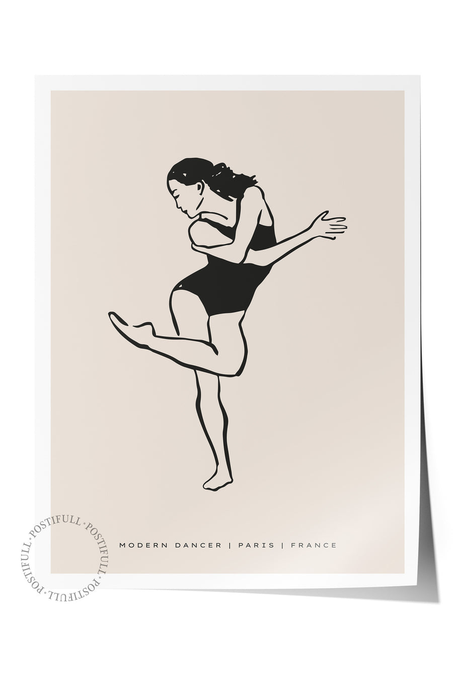 Modern Dancer | Paris | France Bohem & Boho Çerçevesiz Poster