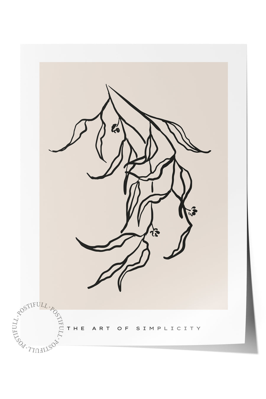 Farklı Tonlarda THE ART OF SIMPLICITY Bohem & Boho Çerçevesiz Poster